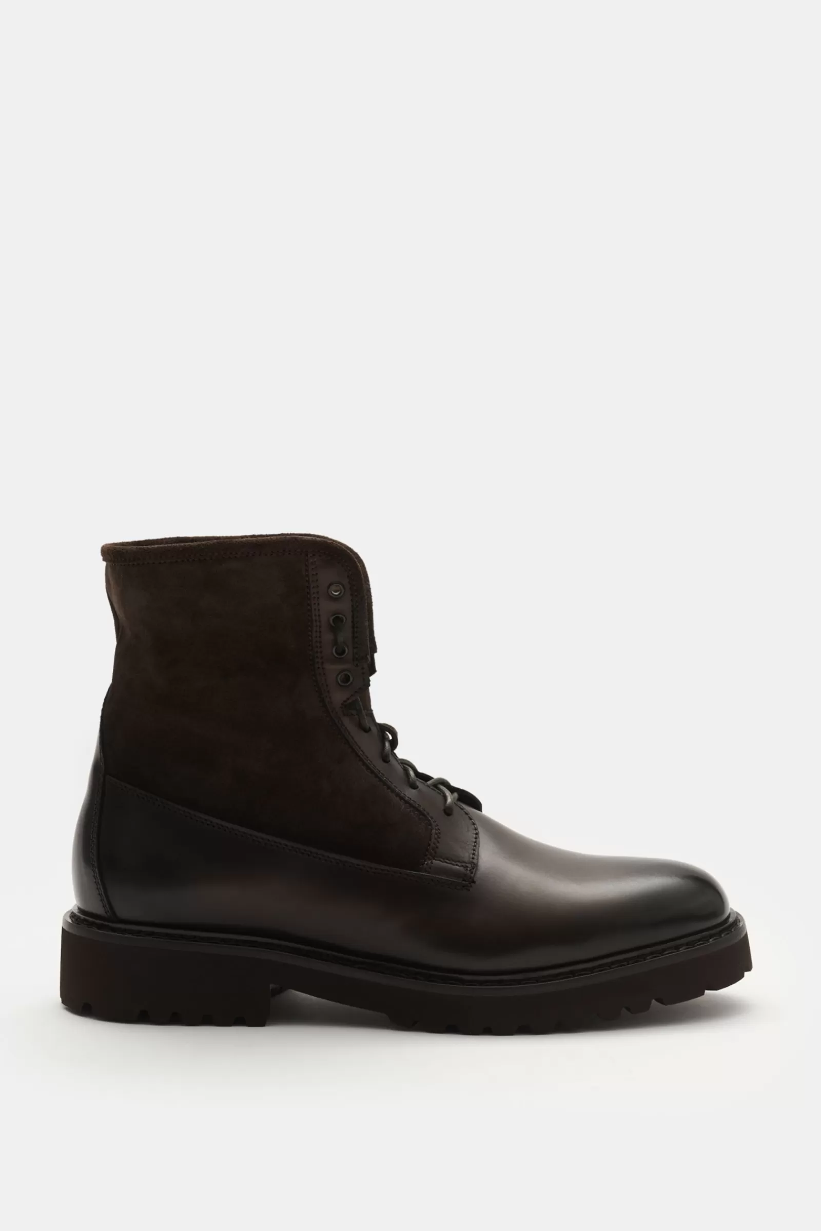 Lace-Up Boots Dark Brown^Doucal's Cheap