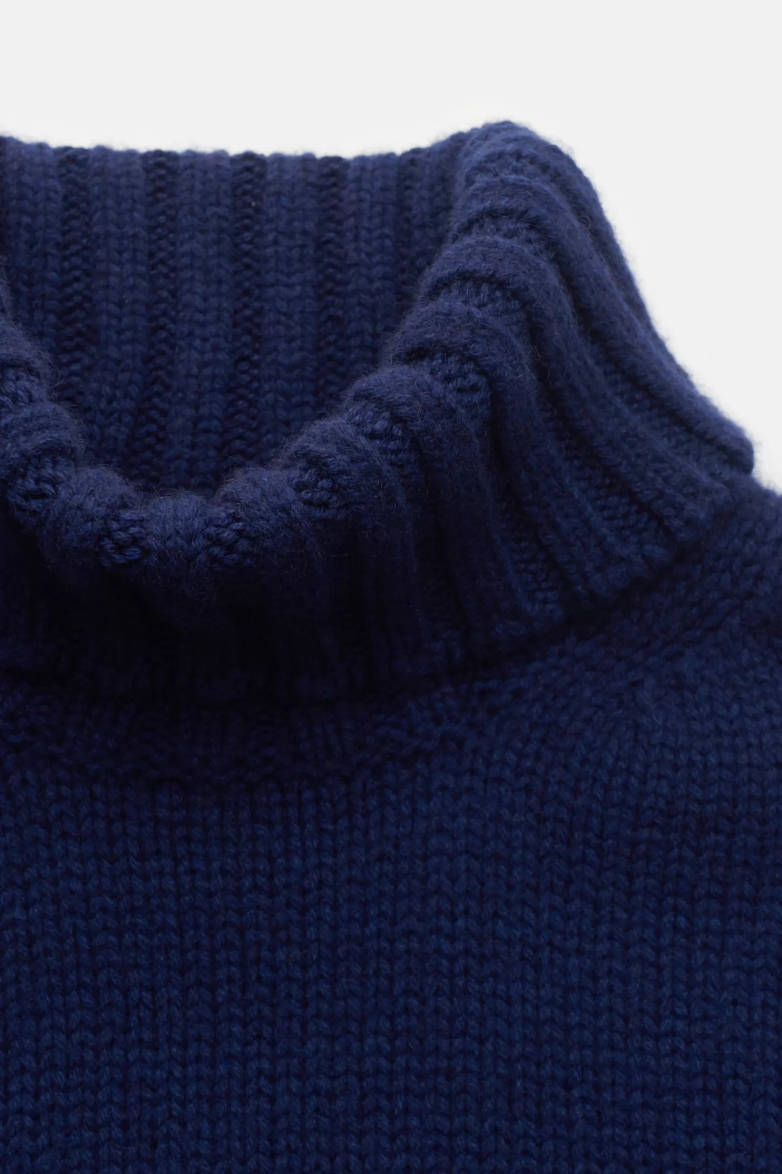 Cashmere Turtleneck Jumper Dark Blue^Drumohr Store