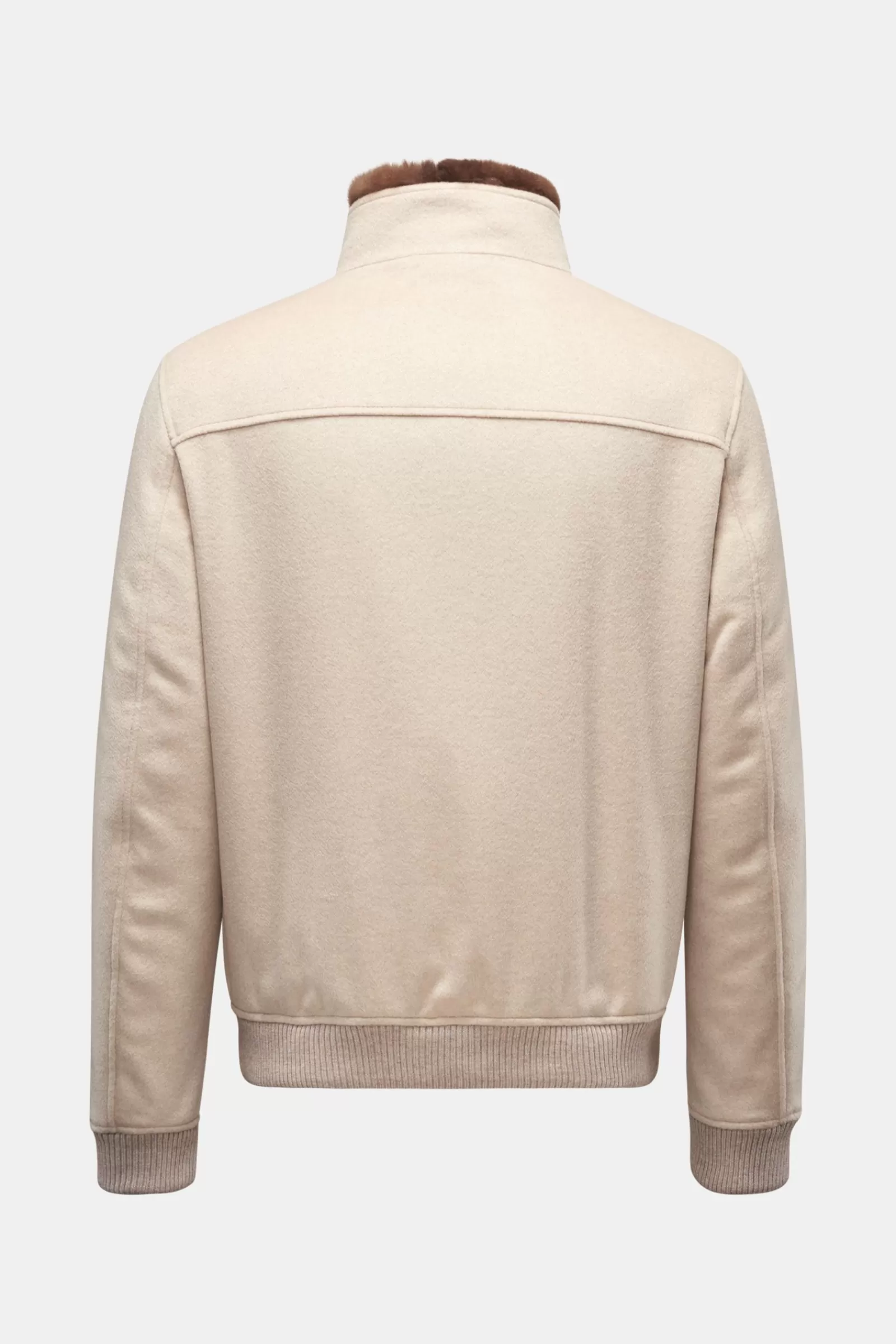 Cashmere Blouson 'Zeus Tiberio' Beige>Eddy Monetti Clearance