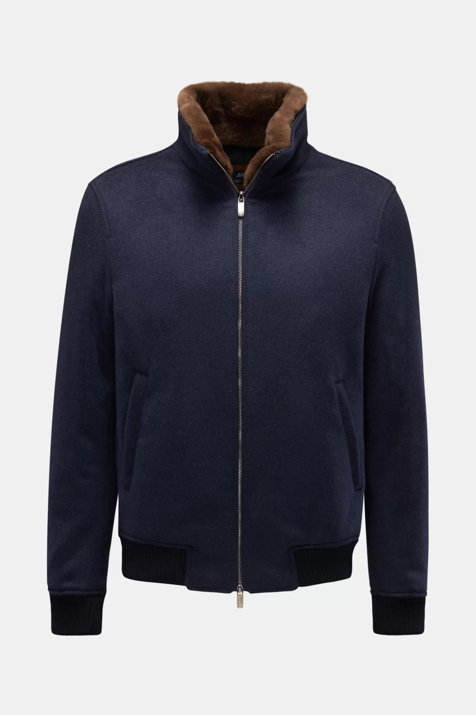 Cashmere Blouson 'Zeus Tiberio' Navy>Eddy Monetti Flash Sale