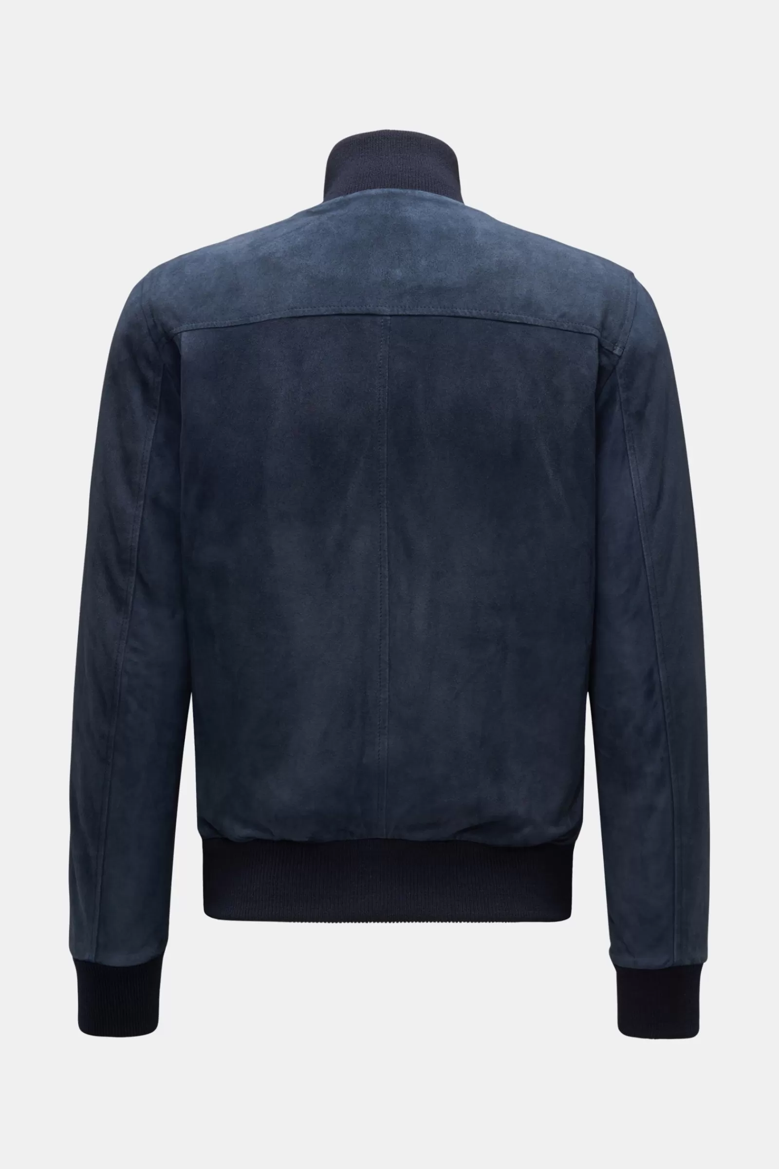 Suede Blouson Navy>Eddy Monetti Flash Sale