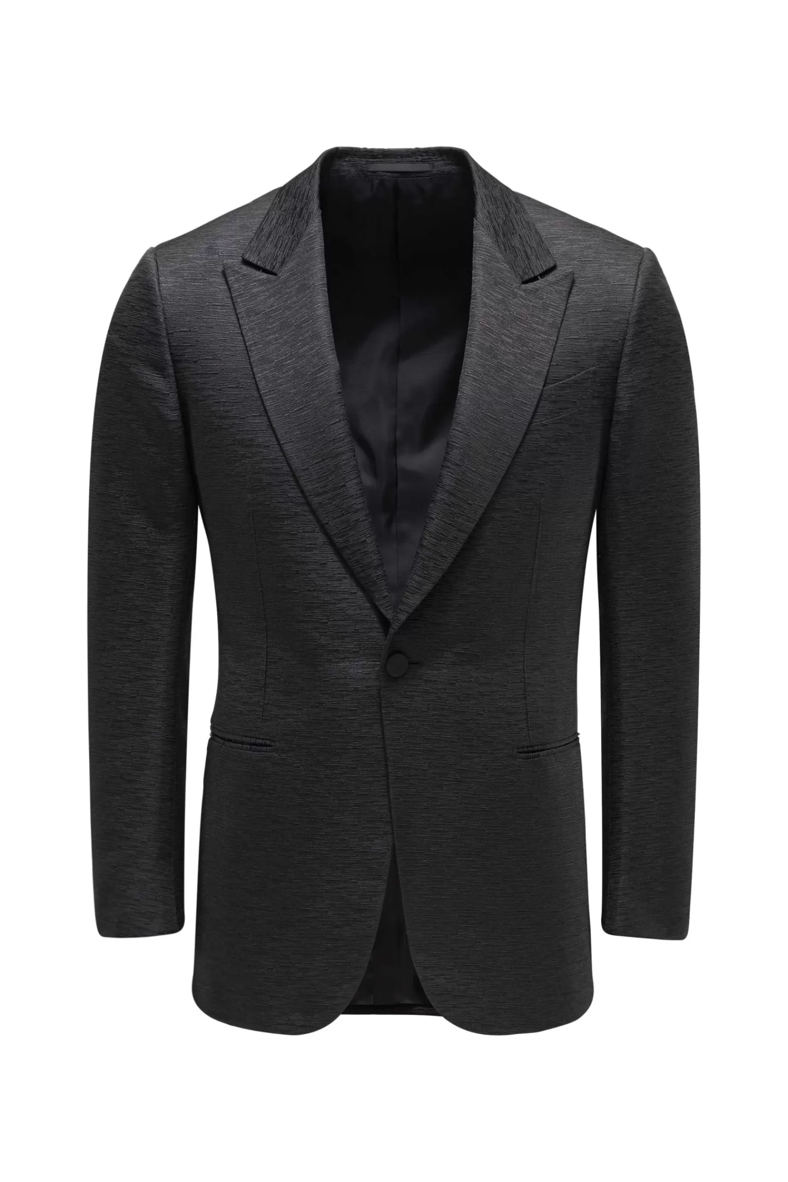 Ermenegildo Silk Tuxedo Smart-Casual Jacket Black>Zegna Discount