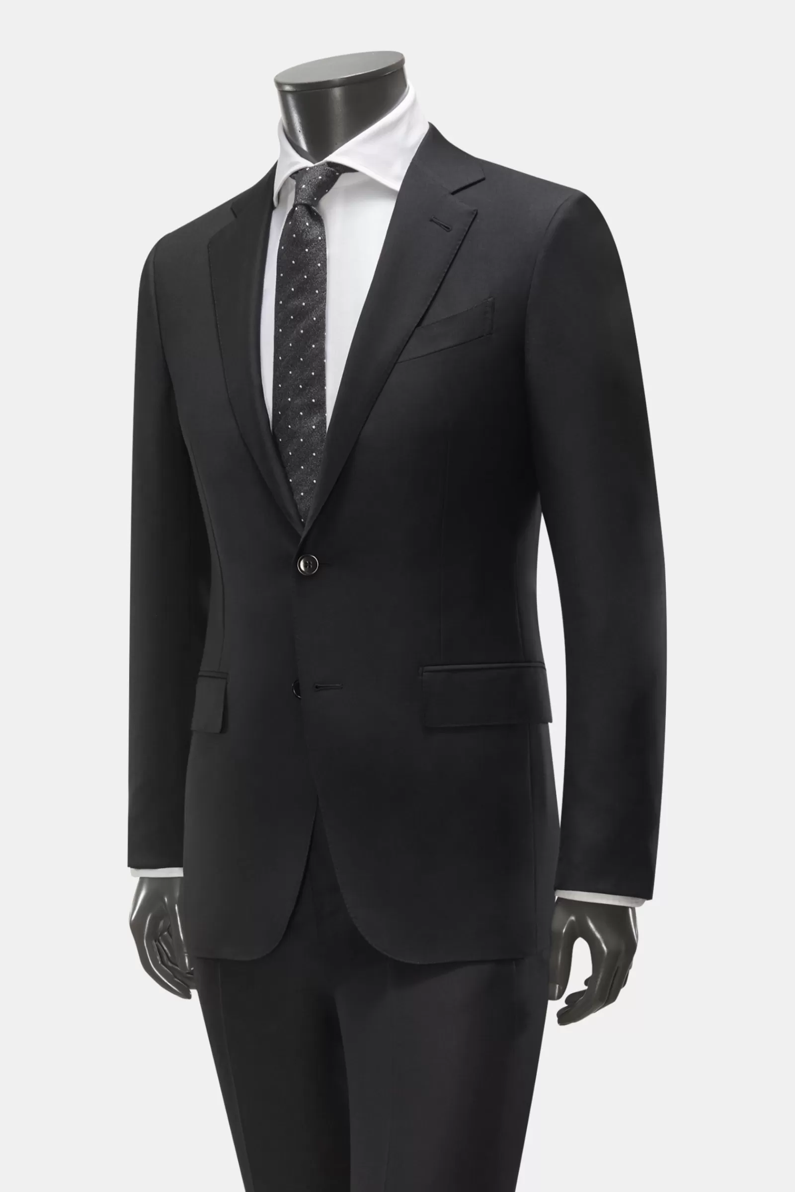 Ermenegildo Suit 'Milano Trofeo' Black>Zegna New