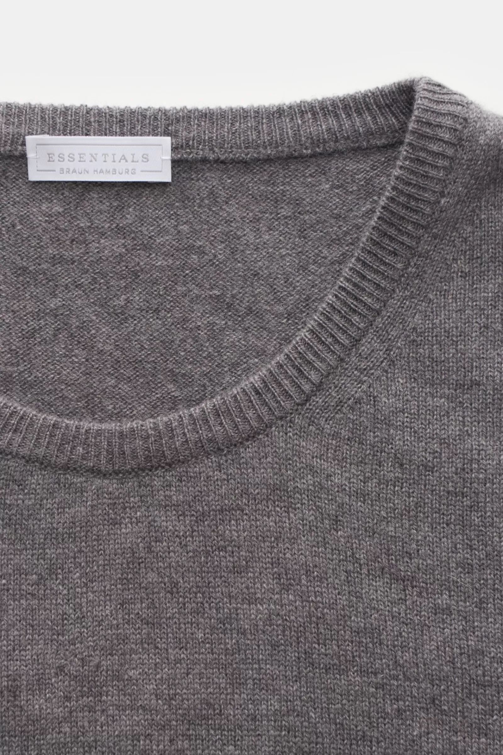 Essentials Cashmere Crew Neck Jumper Grey^* Best