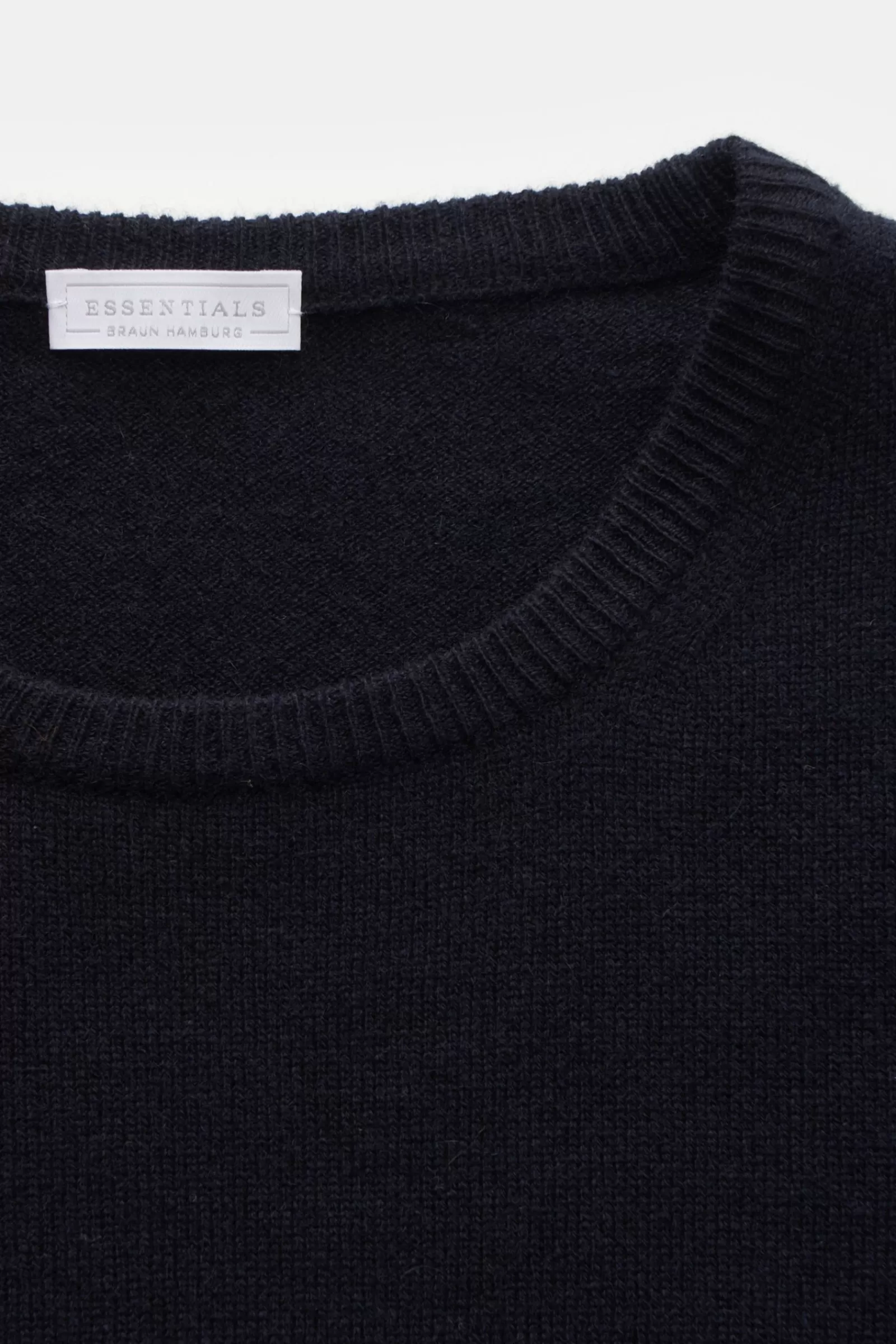 Essentials Cashmere Crew Neck Jumper Navy^* Clearance