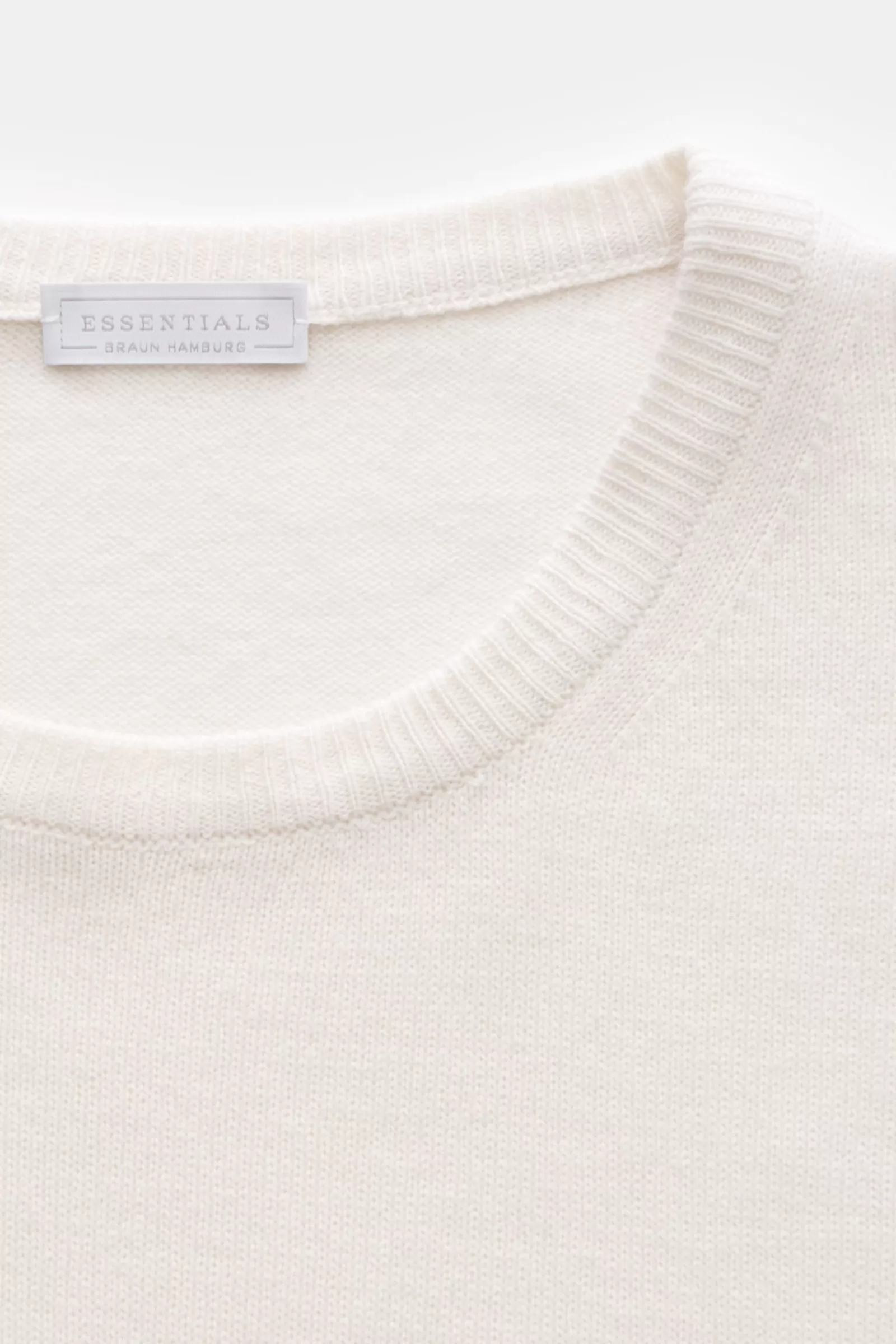 Essentials Cashmere Crew Neck Jumper Off-White^* Cheap