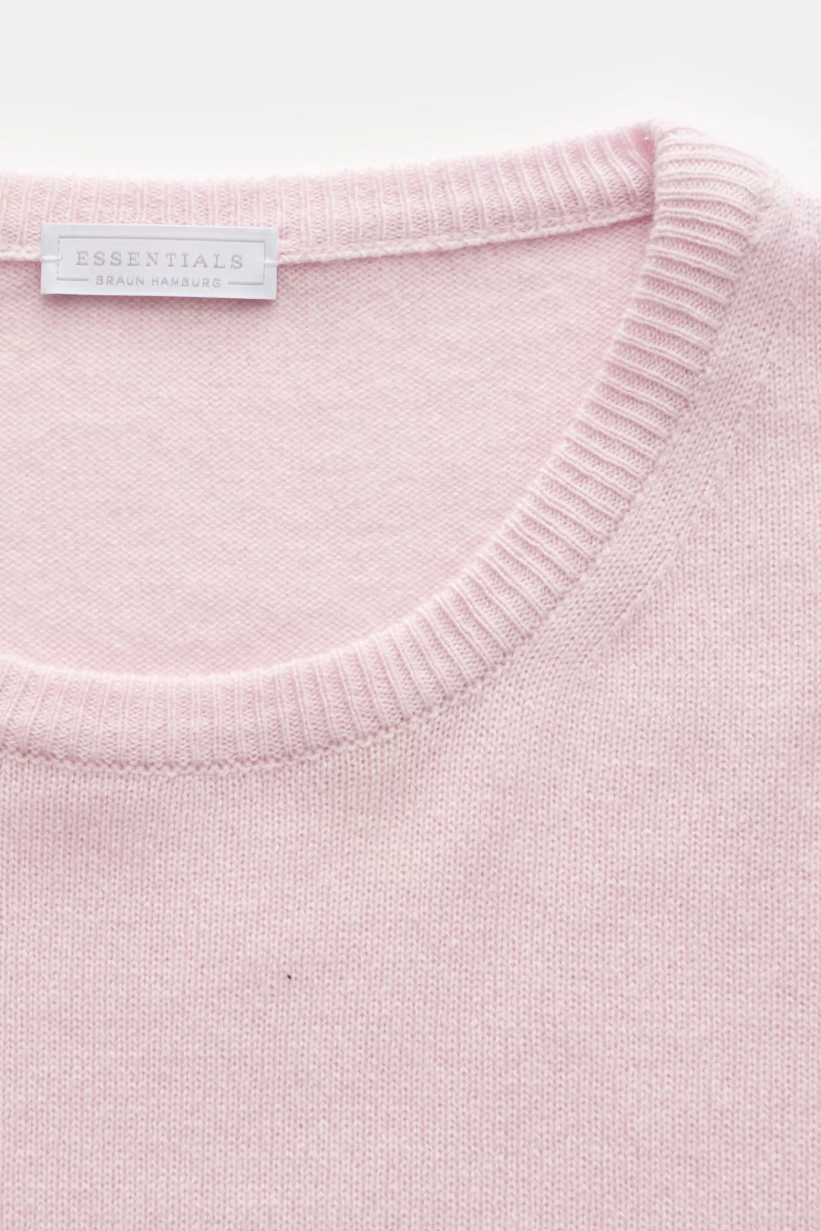 Essentials Cashmere Crew Neck Jumper Rose^* Hot