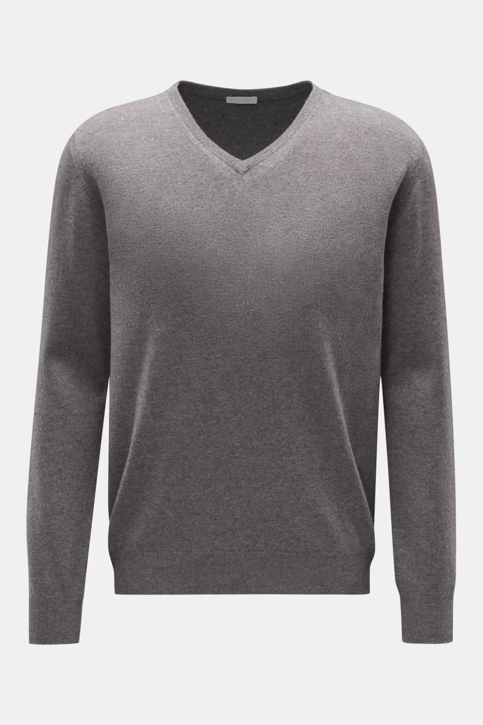 Essentials Cashmere V-Neck Jumper Grey^* Flash Sale