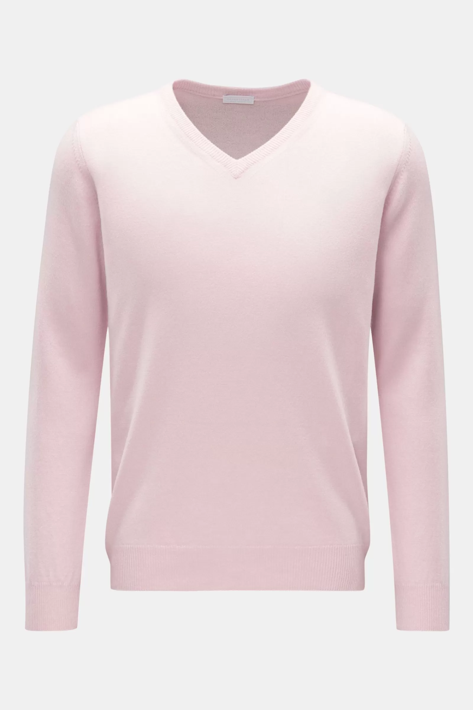 Essentials Cashmere V-Neck Jumper Rose^* Flash Sale