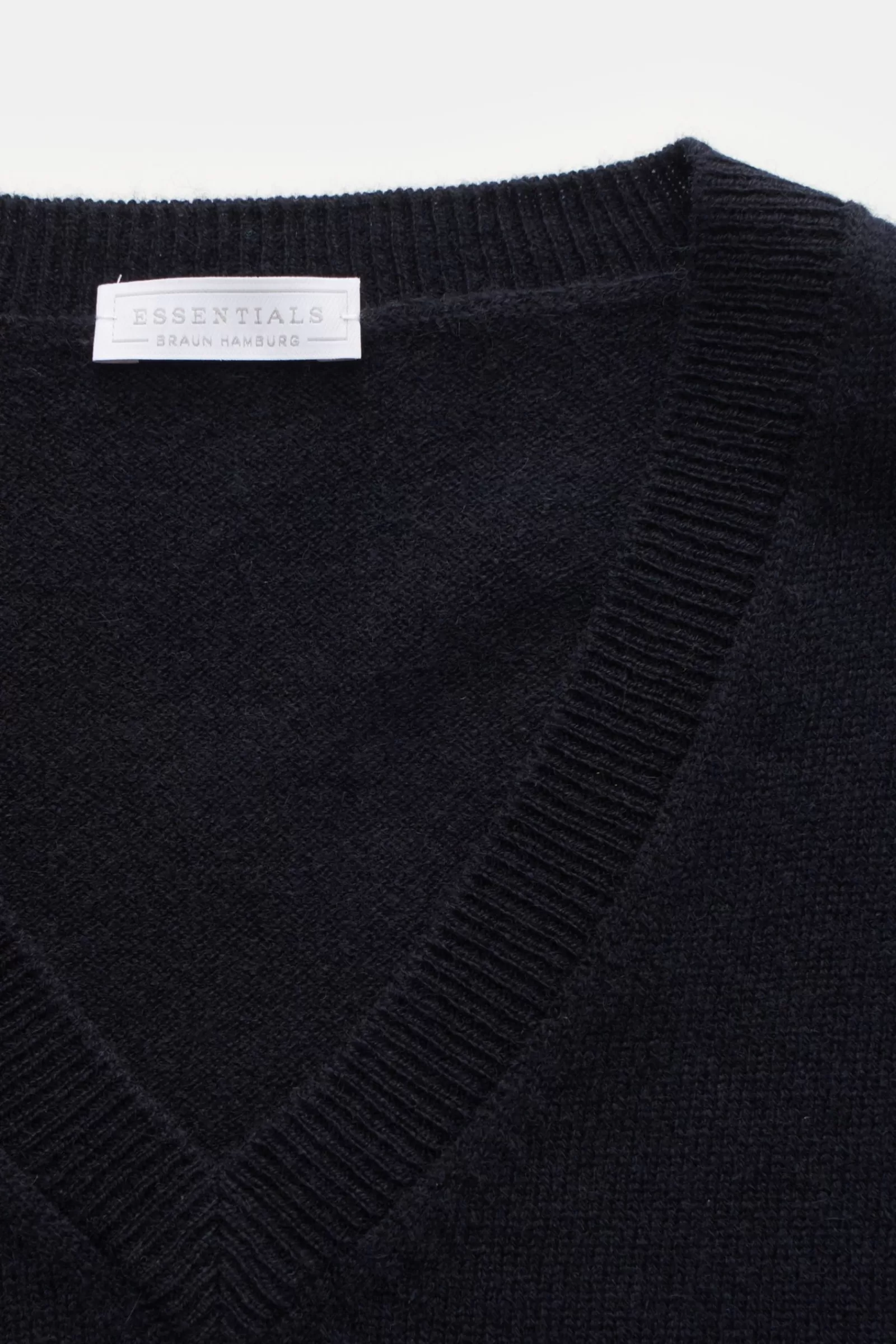 Essentials Cashmere V-Neck Sweater Vest Navy^* Sale