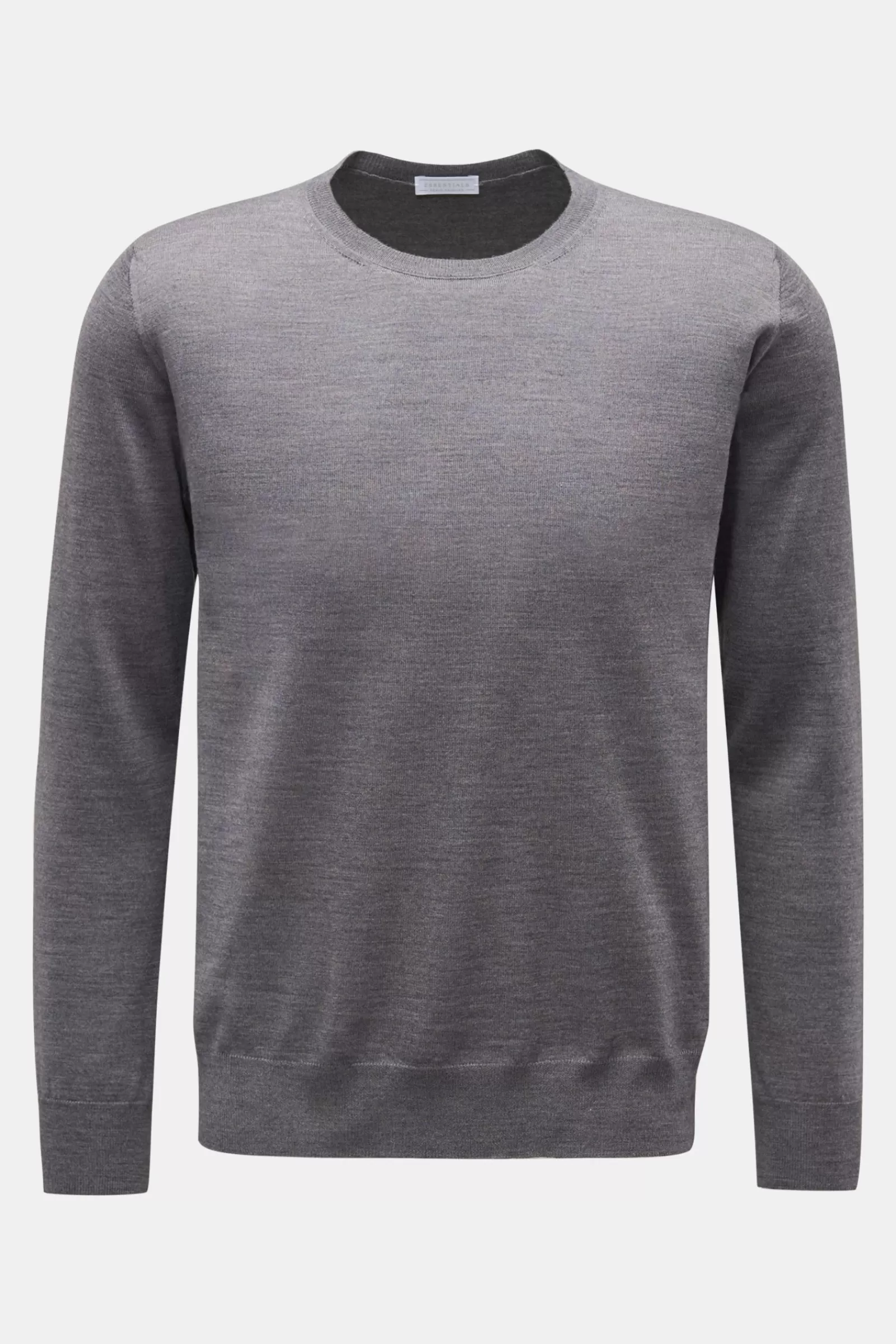 Essentials Merino Fine Knit Jumper Dark Grey^* New