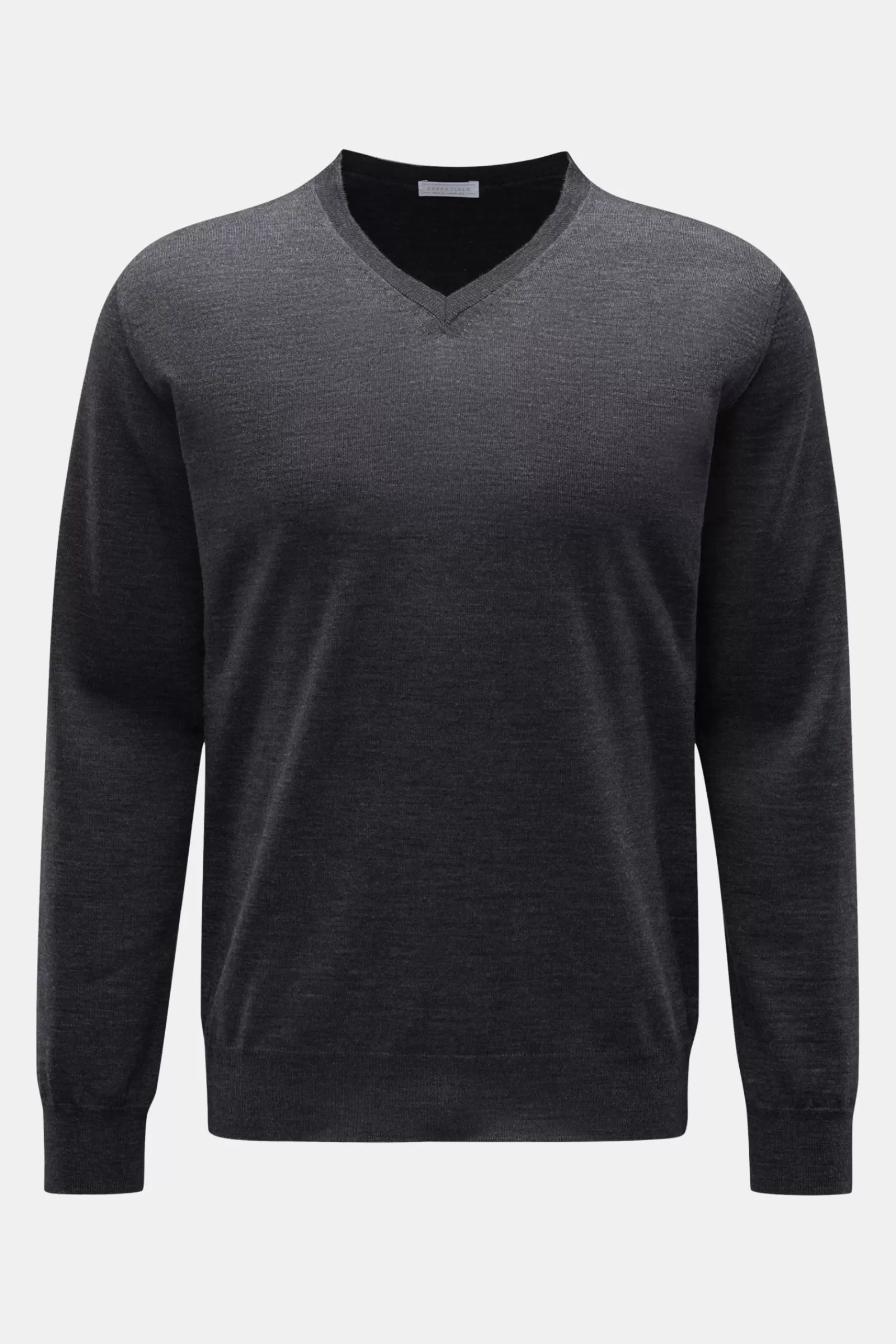 Essentials Merino Fine Knit Jumper Dark Grey^* Clearance