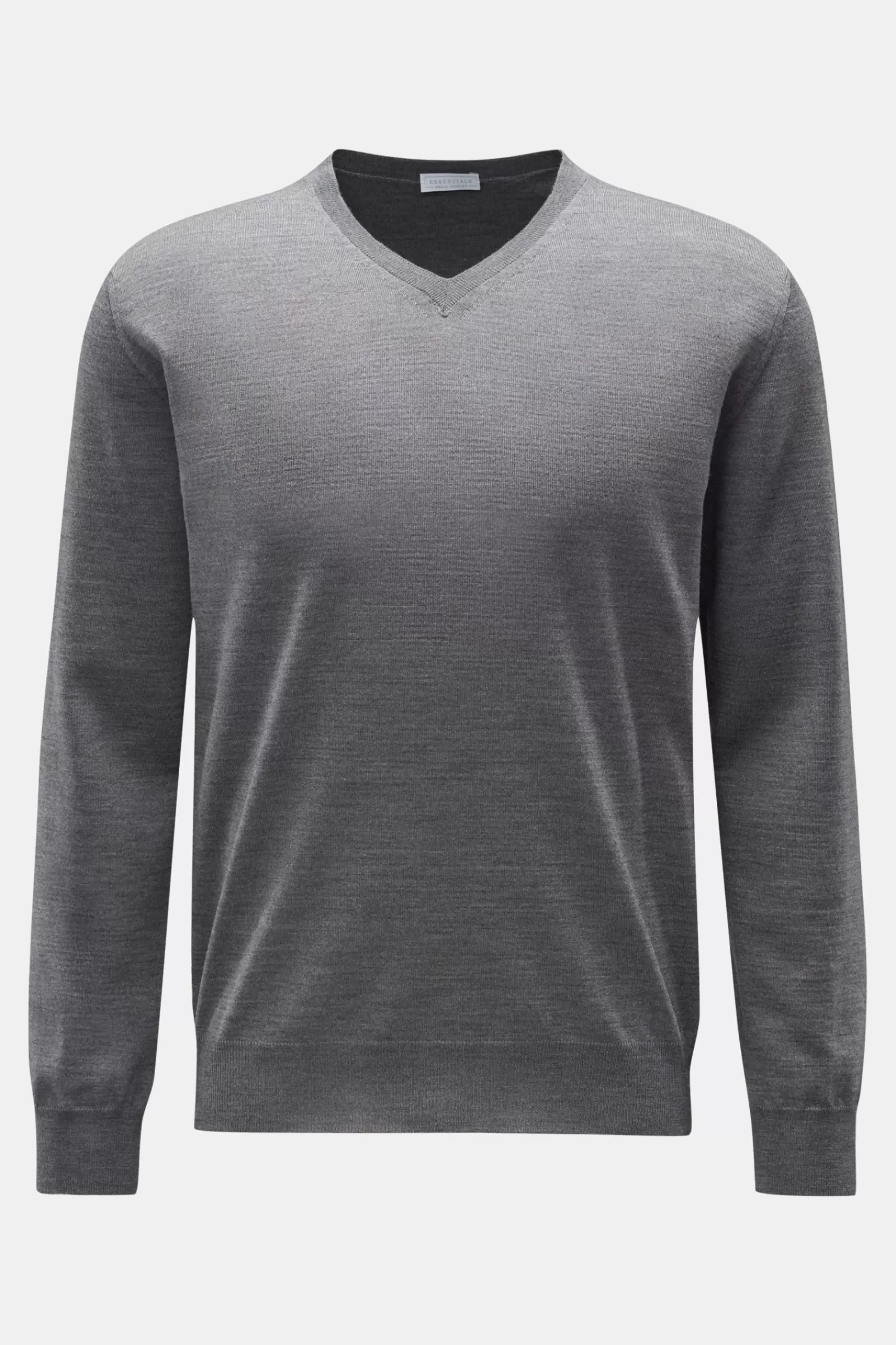 Essentials Merino Fine Knit Jumper Grey^* Sale