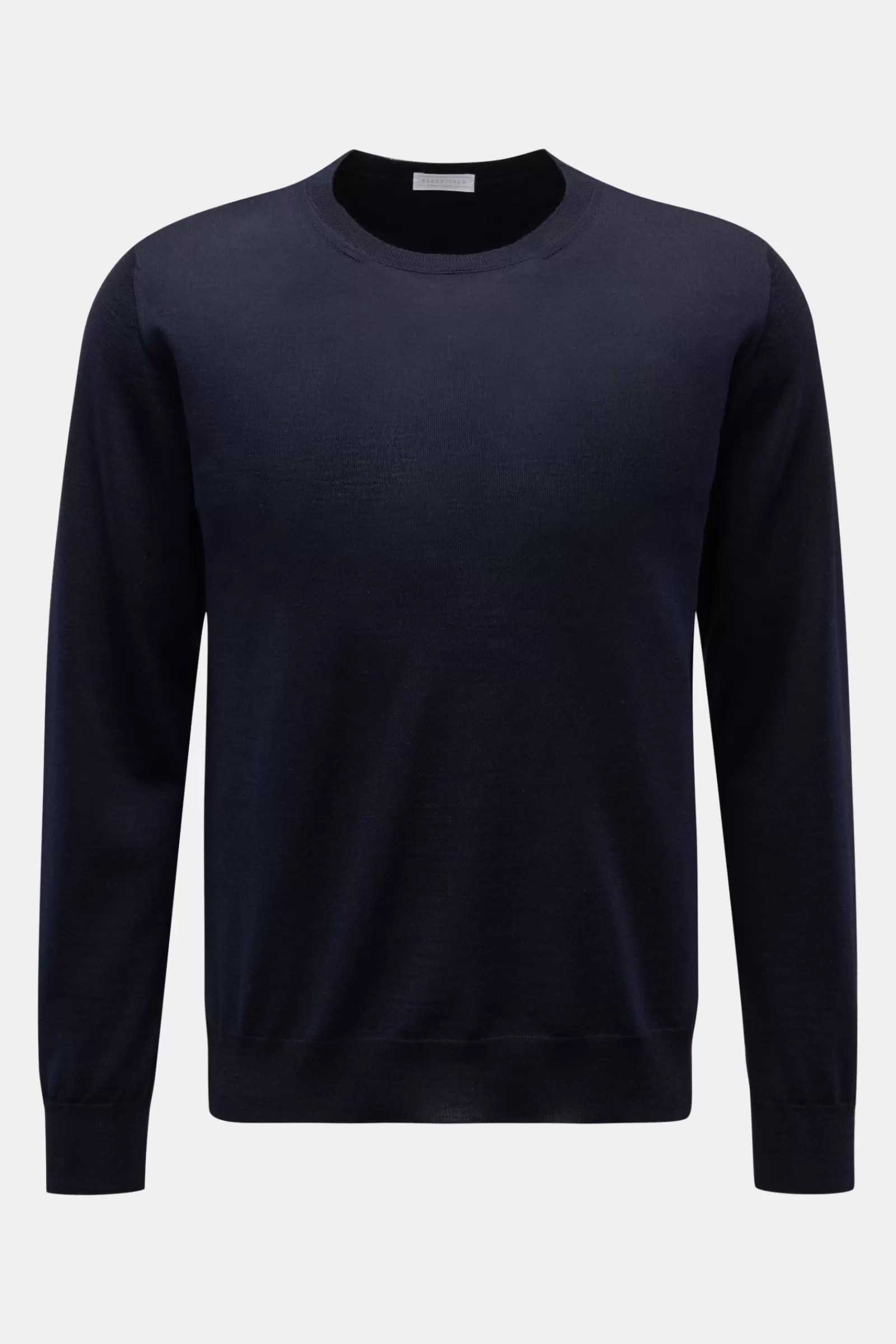 Essentials Merino Fine Knit Jumper Navy^* Best Sale