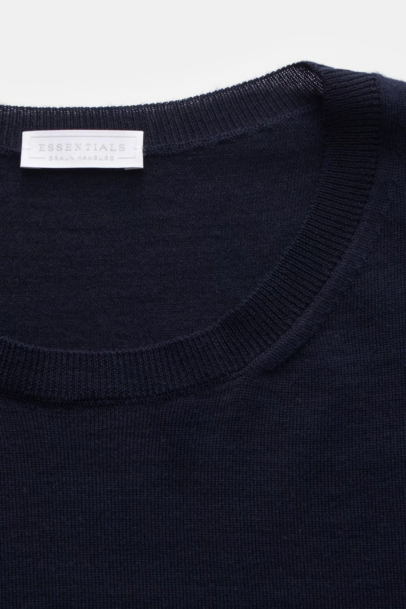 Essentials Merino Fine Knit Jumper Navy^* Best Sale