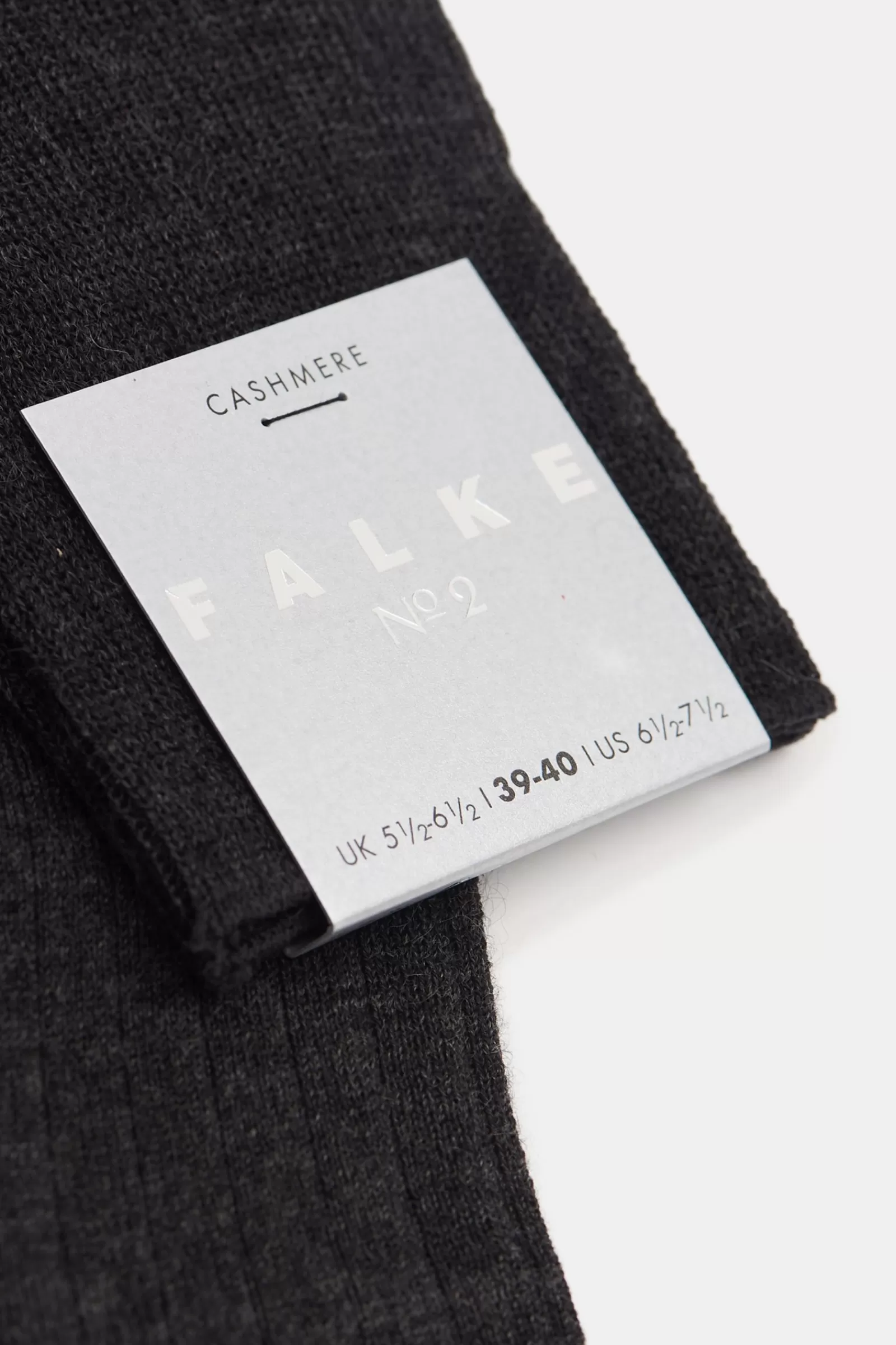 Knee High Sock 'No. 2' Anthracite>Falke Outlet