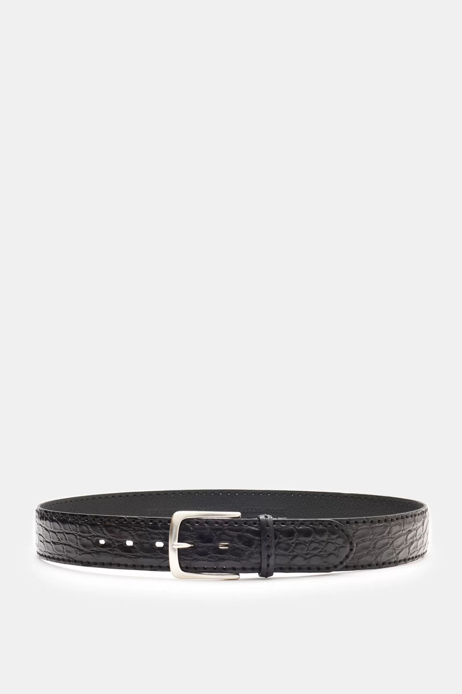 Alligator Leather Belt Black^Fausto Colato Clearance