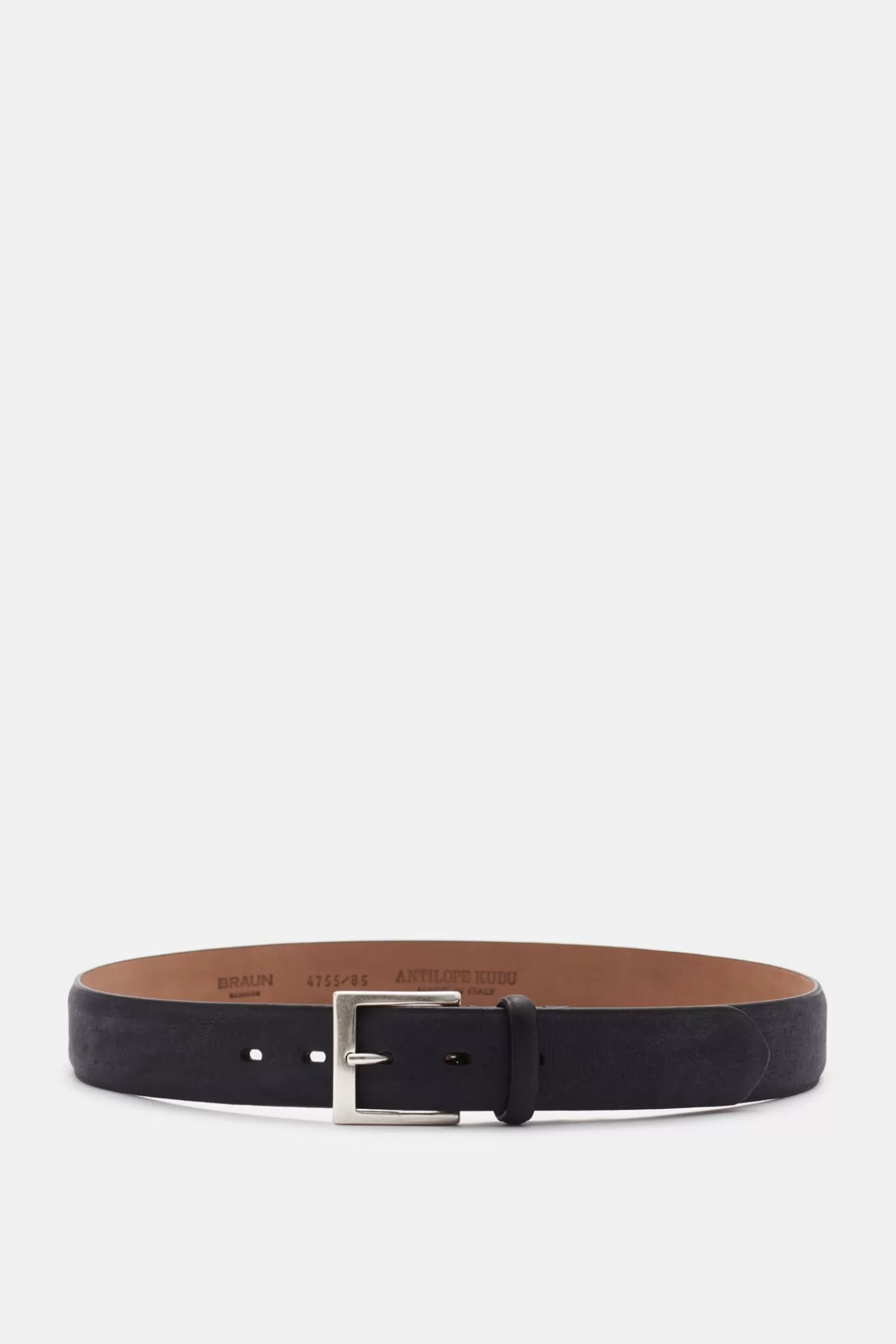 Antelope Leather Belt Anthracite^Fausto Colato Flash Sale