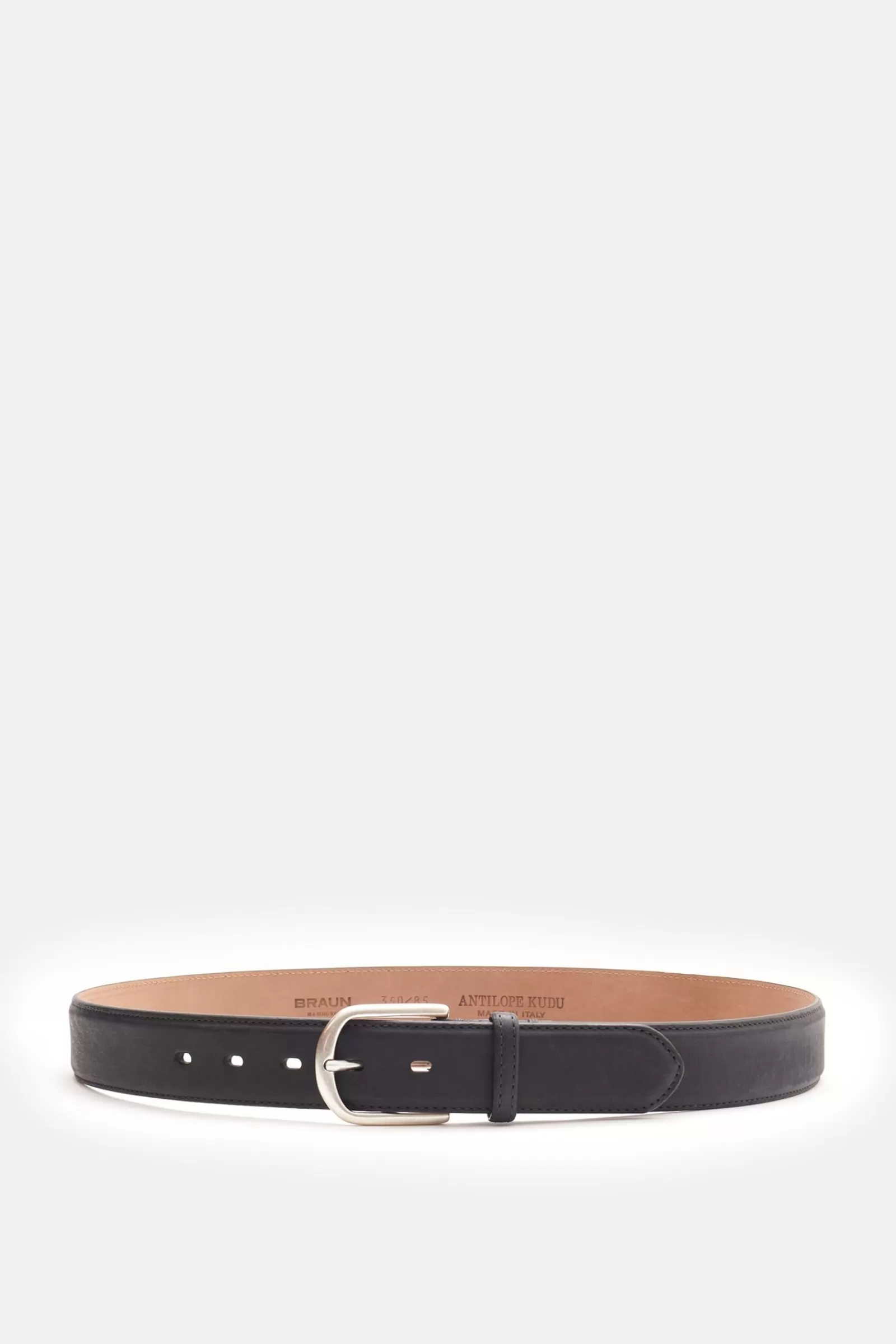 Antelope Leather Belt Dark Navy^Fausto Colato Flash Sale