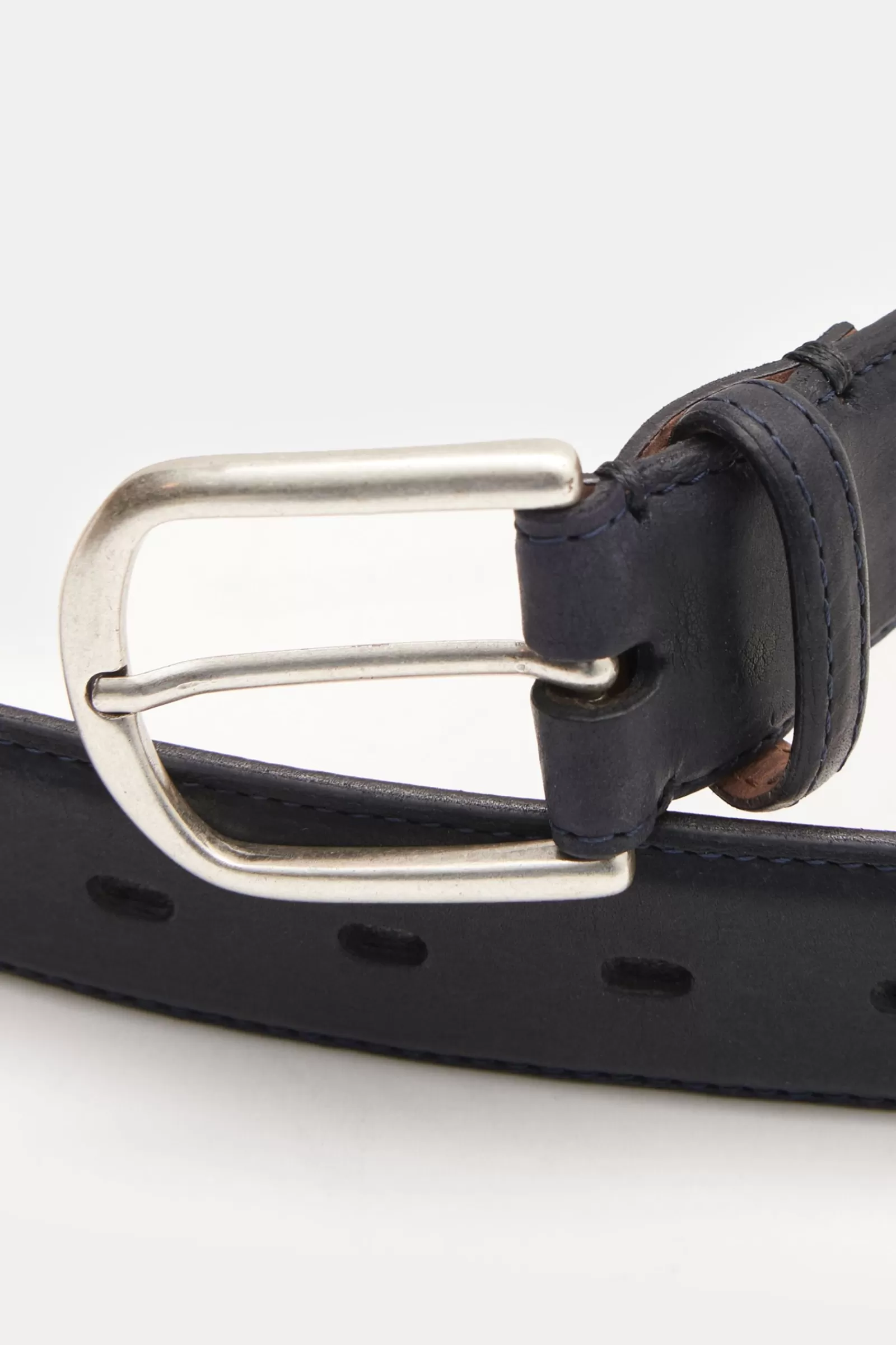 Antelope Leather Belt Dark Navy^Fausto Colato Flash Sale