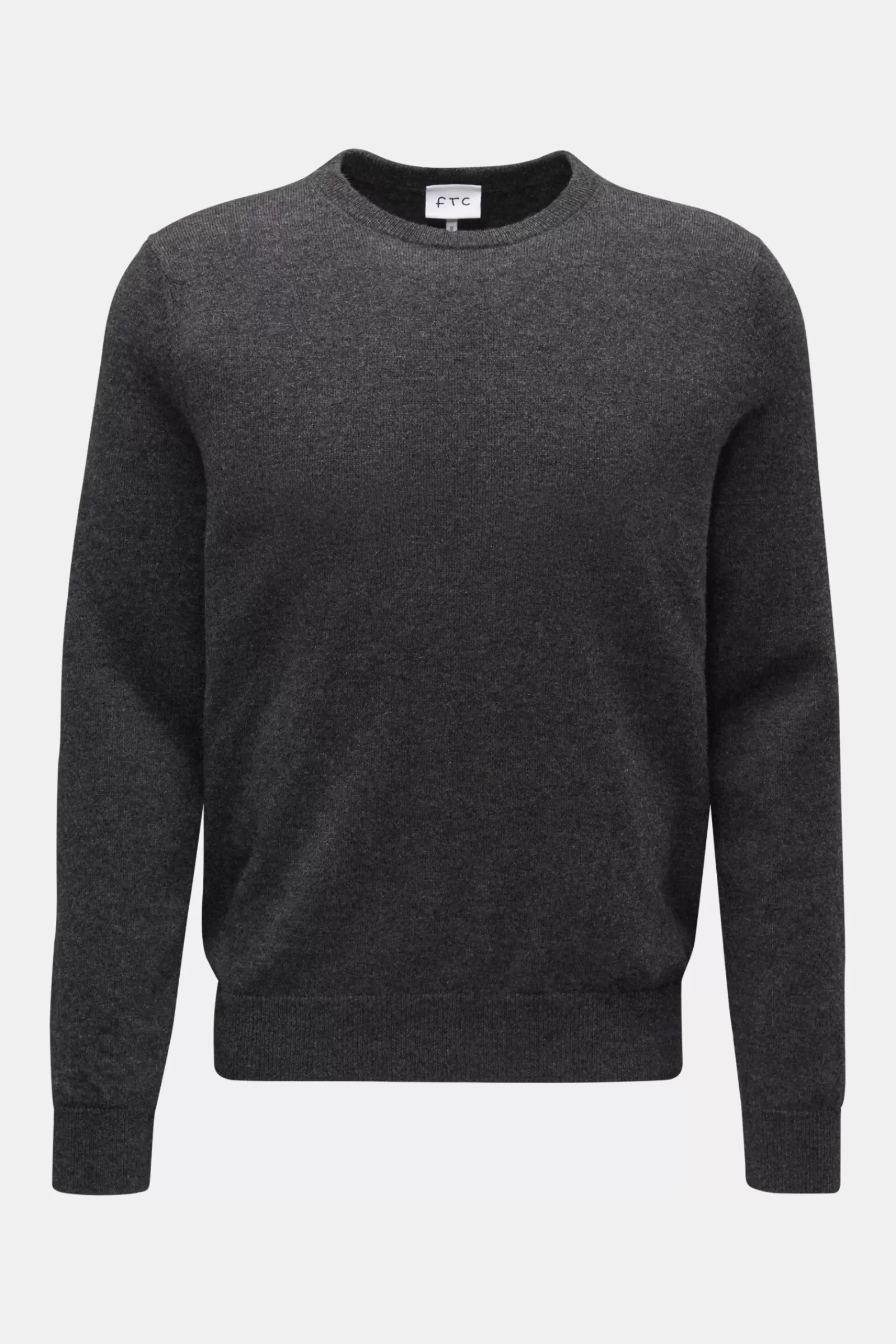 Fct Cashmere Crew Neck Jumper Dark Grey^FTC Clearance