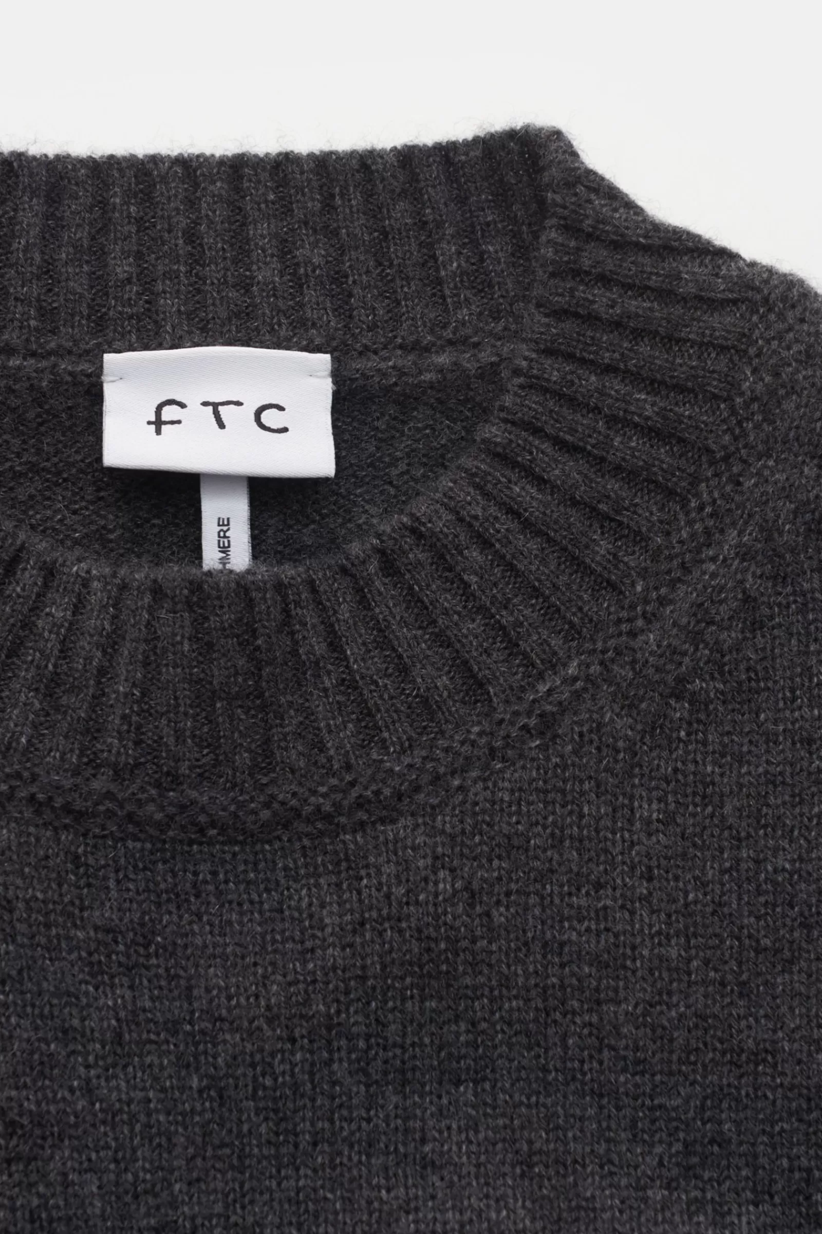 Fct Cashmere Crew Neck Jumper Dark Grey^FTC Best