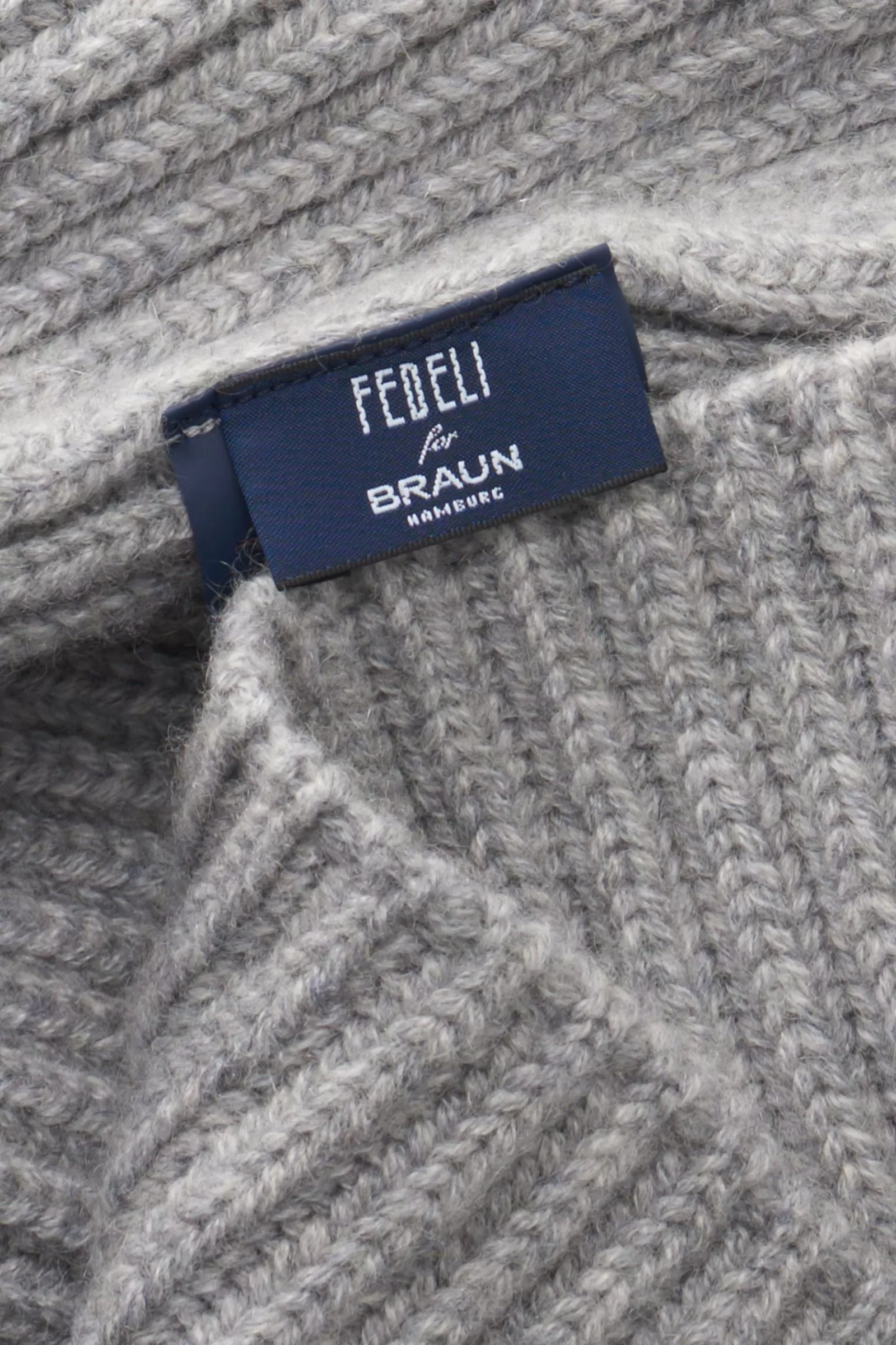 Cashmere Beanie 'Alfredo' Light Grey^Fedeli Hot