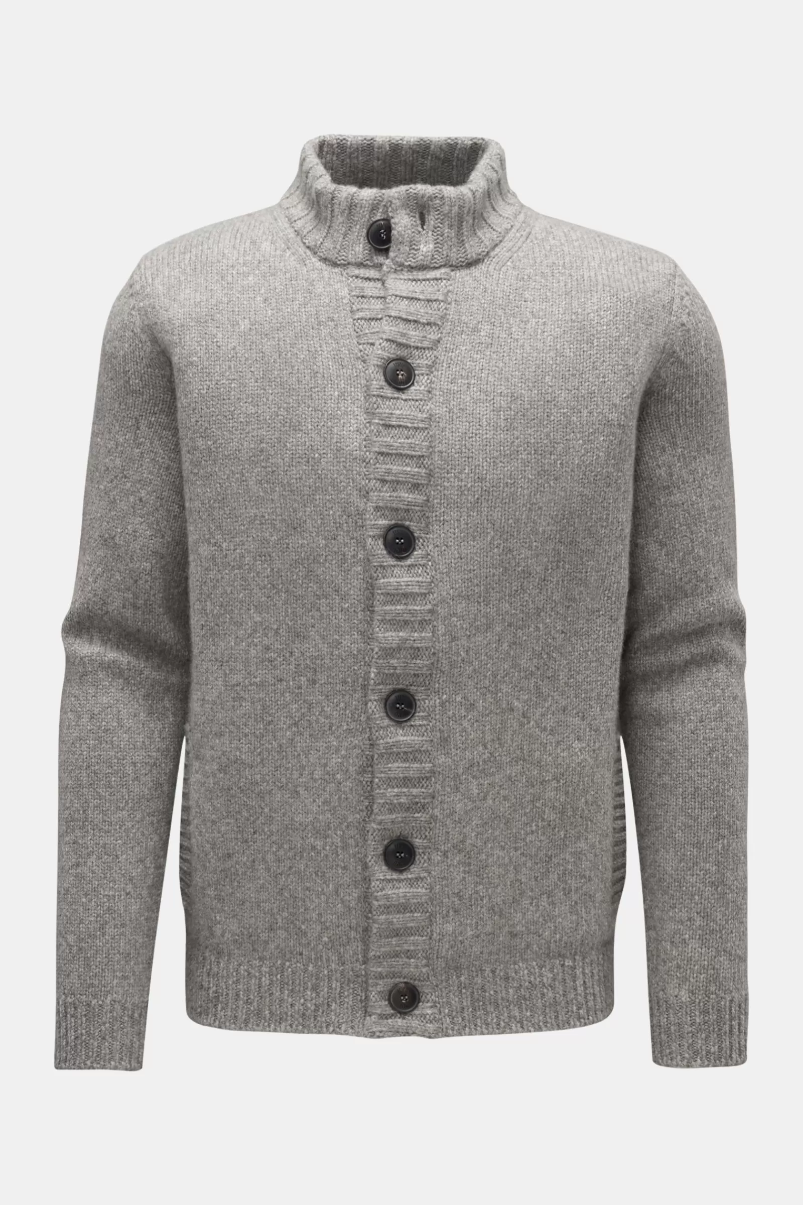 Cashmere Cardigan 'Breva' Grey^Fedeli Fashion