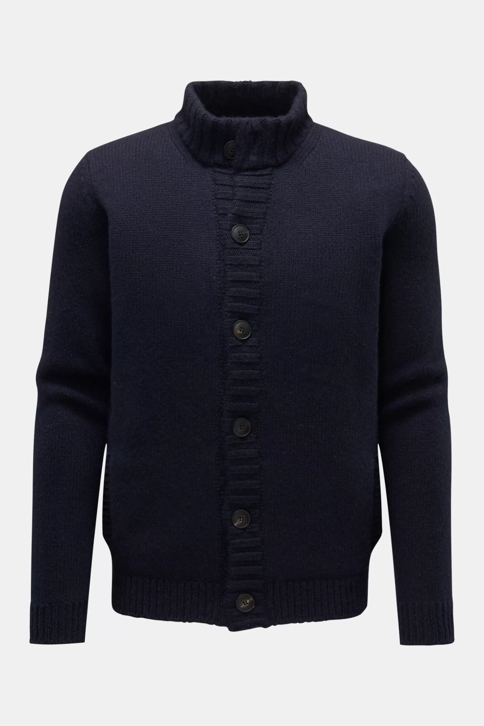 Cashmere Cardigan 'Breva' Navy^Fedeli Store