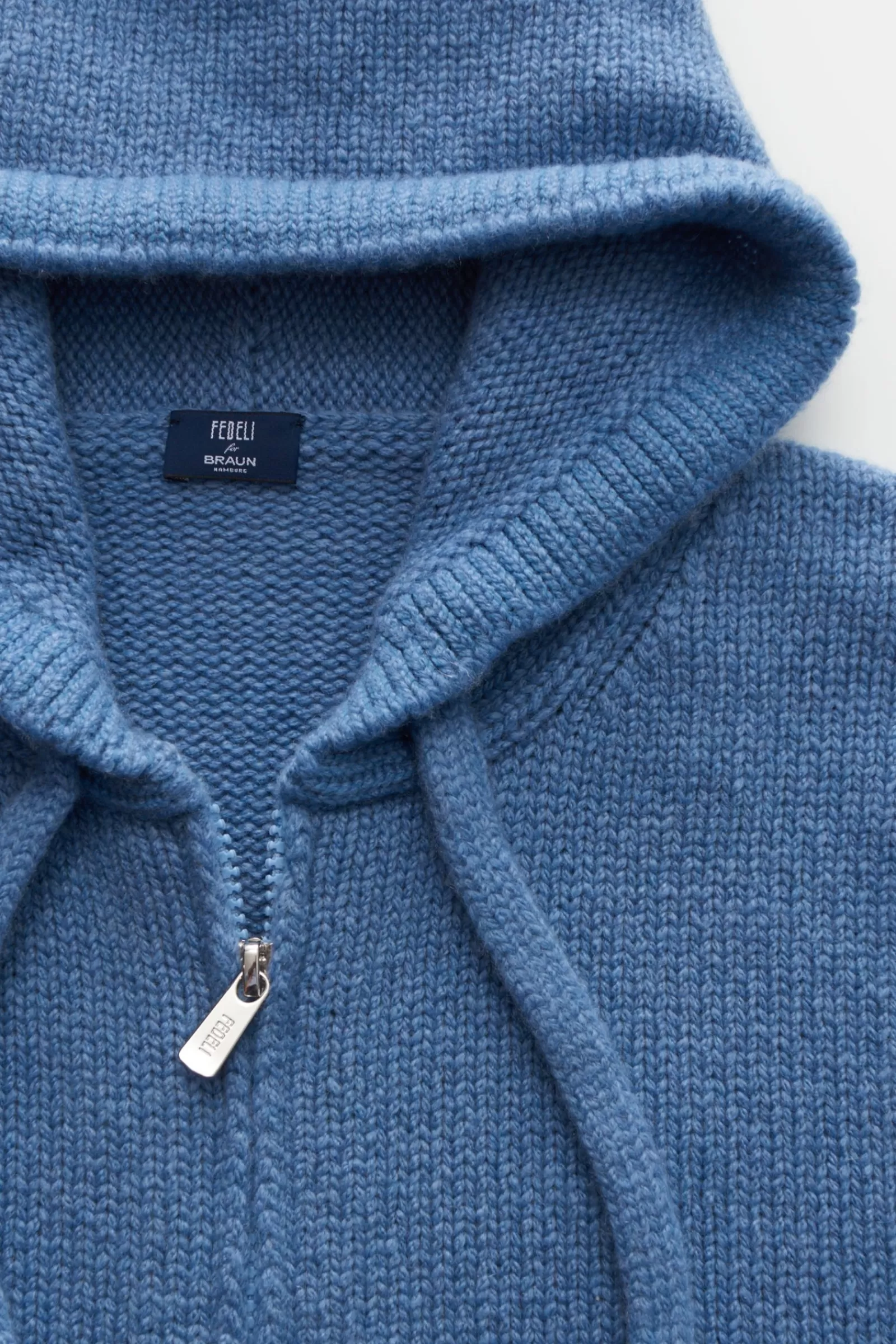 Cashmere Cardigan 'Dek Ml' Blue^Fedeli Best