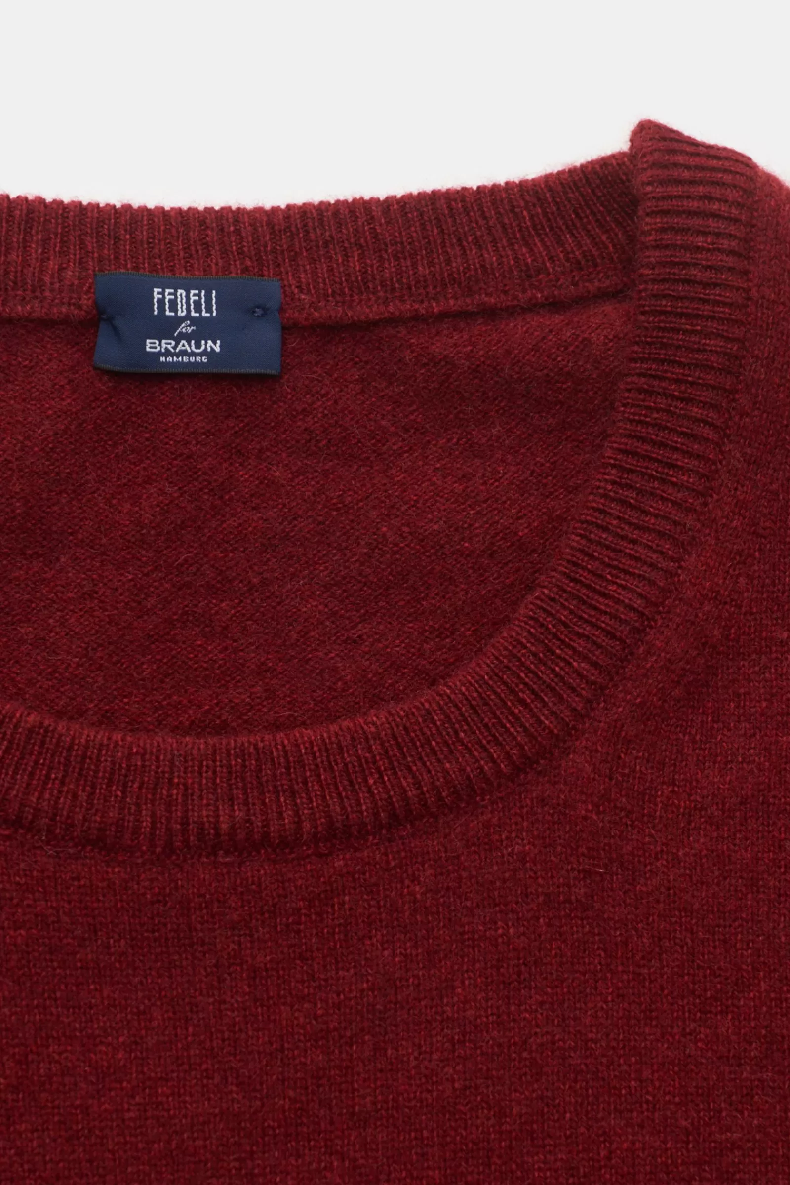 Cashmere Crew Neck Jumper Red^Fedeli Outlet