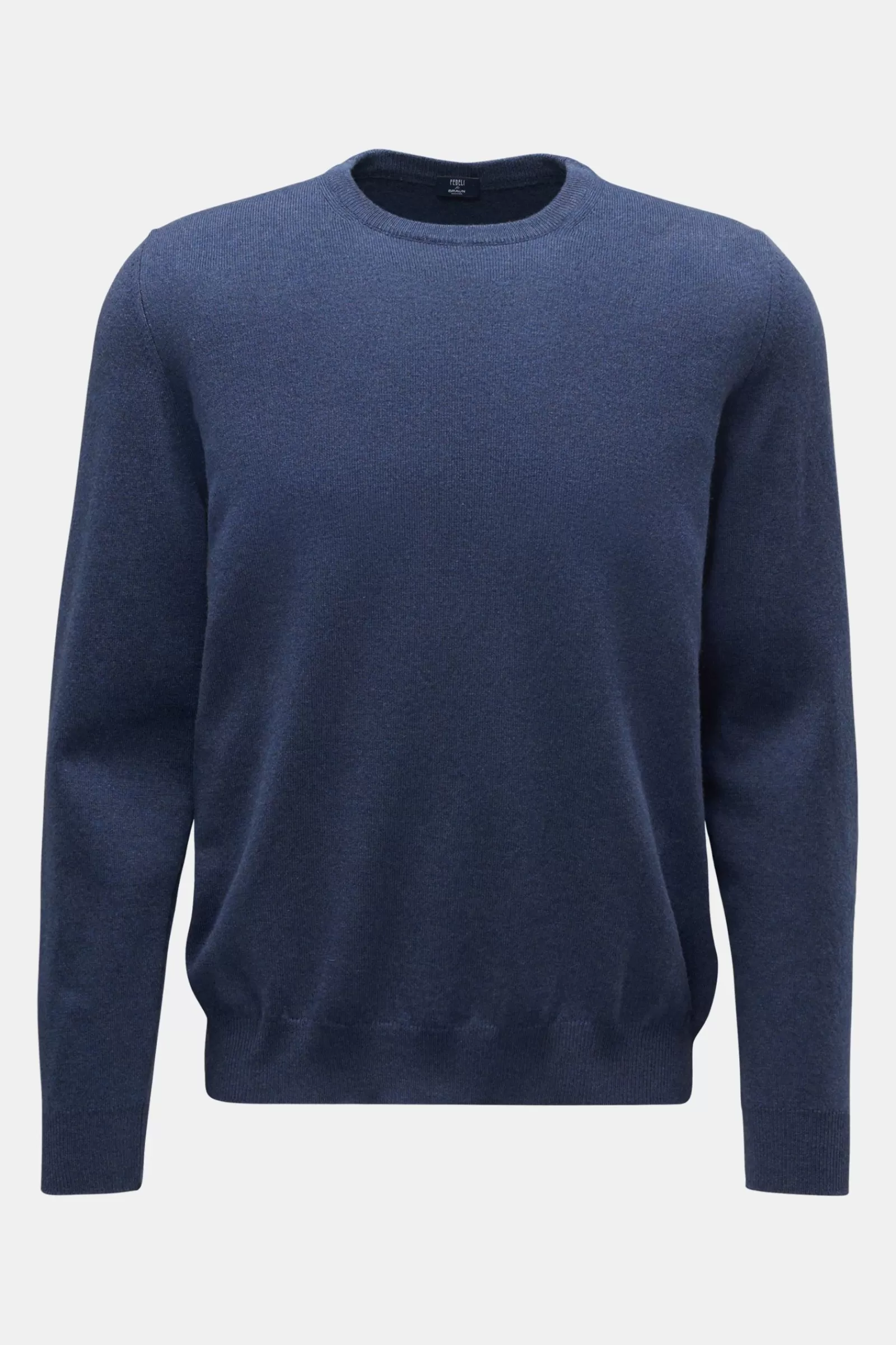 Cashmere Crew Neck Jumper Smoky Blue^Fedeli Outlet