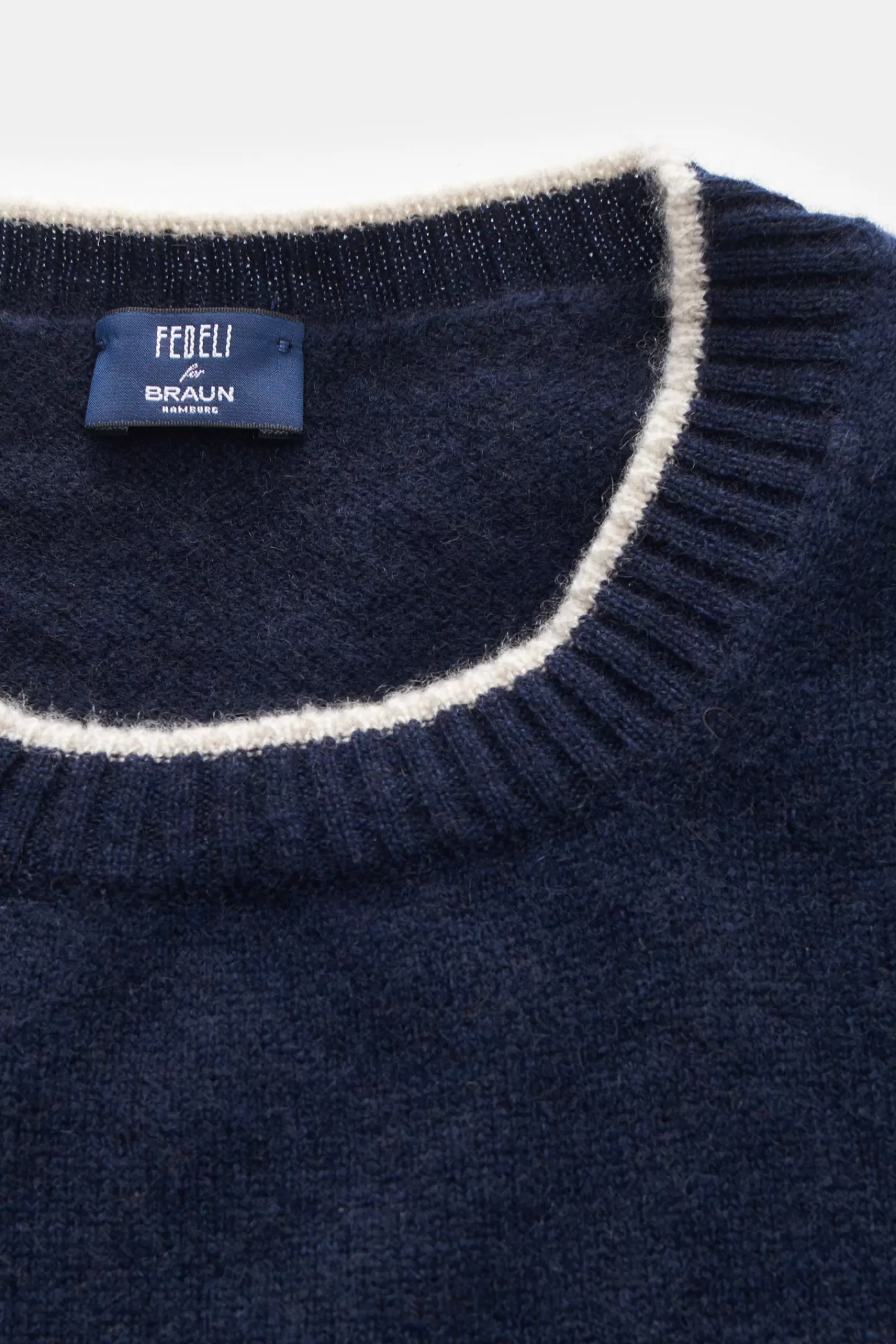 Cashmere Jumper 'Persia' Navy^Fedeli Shop