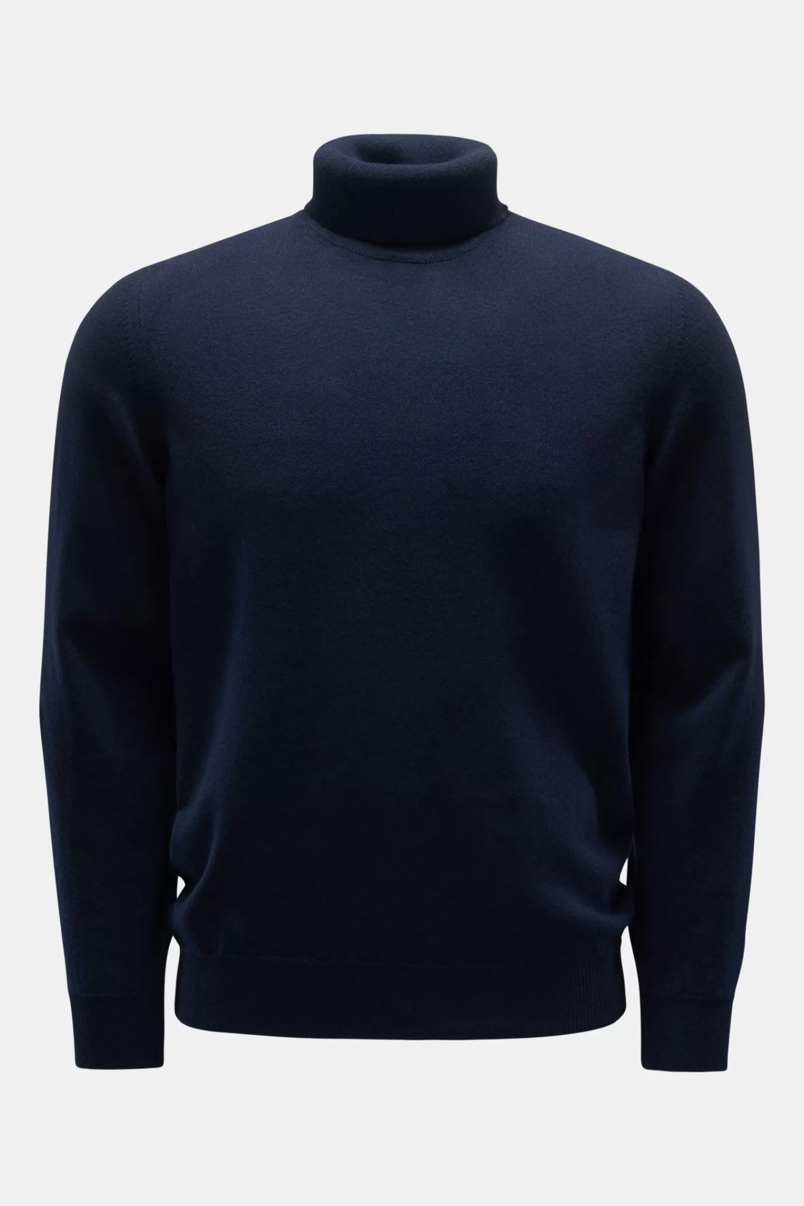 Cashmere Turtleneck Jumper 'Derby' Navy^Fedeli Best Sale