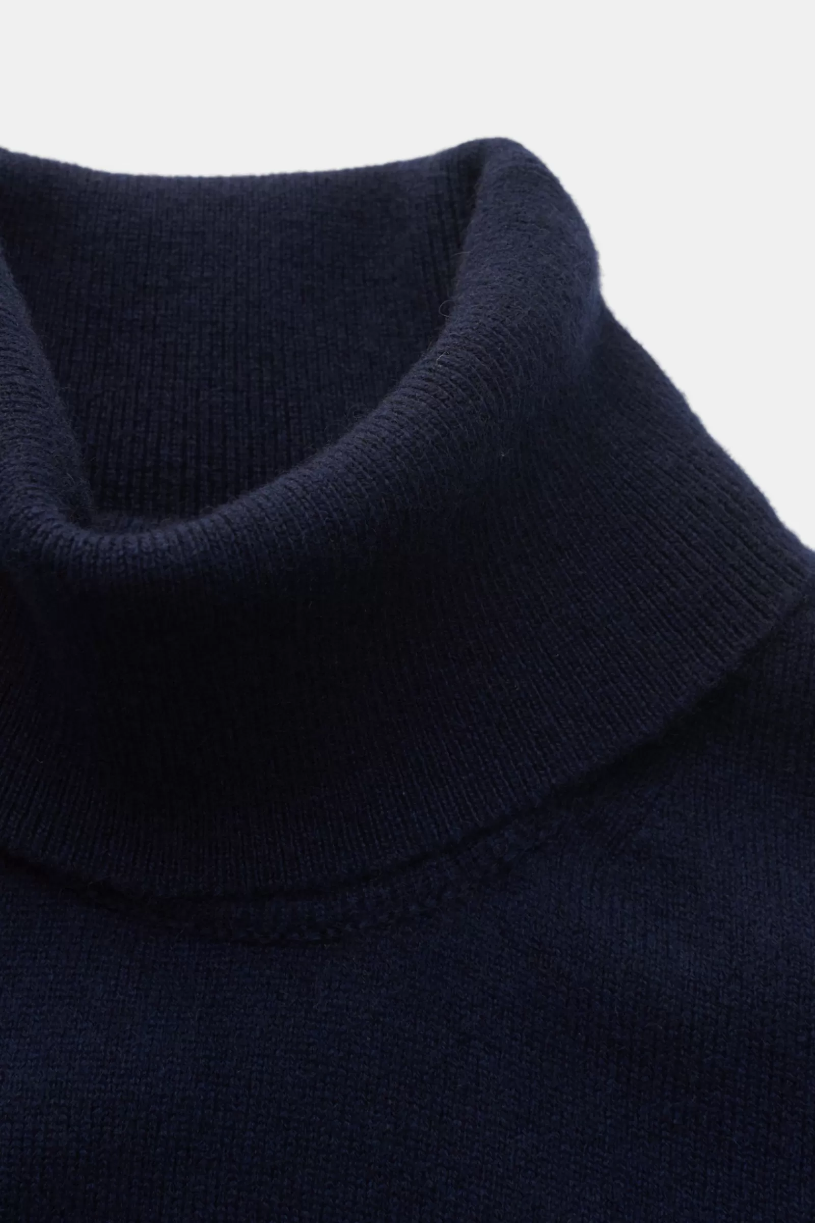 Cashmere Turtleneck Jumper 'Derby' Navy^Fedeli Best Sale