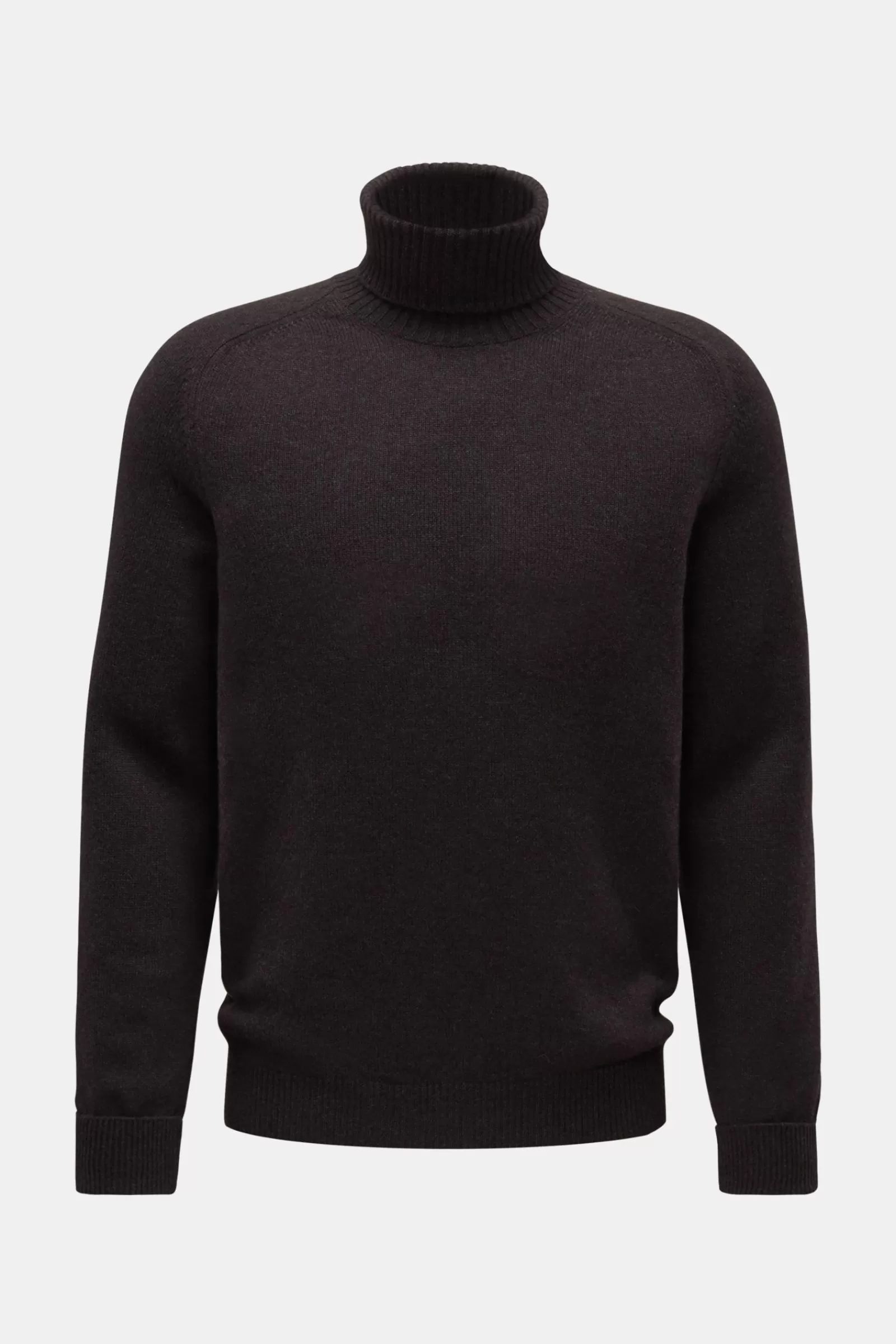 Cashmere Turtleneck Jumper 'Derby Saddler' Dark Brown^Fedeli Cheap