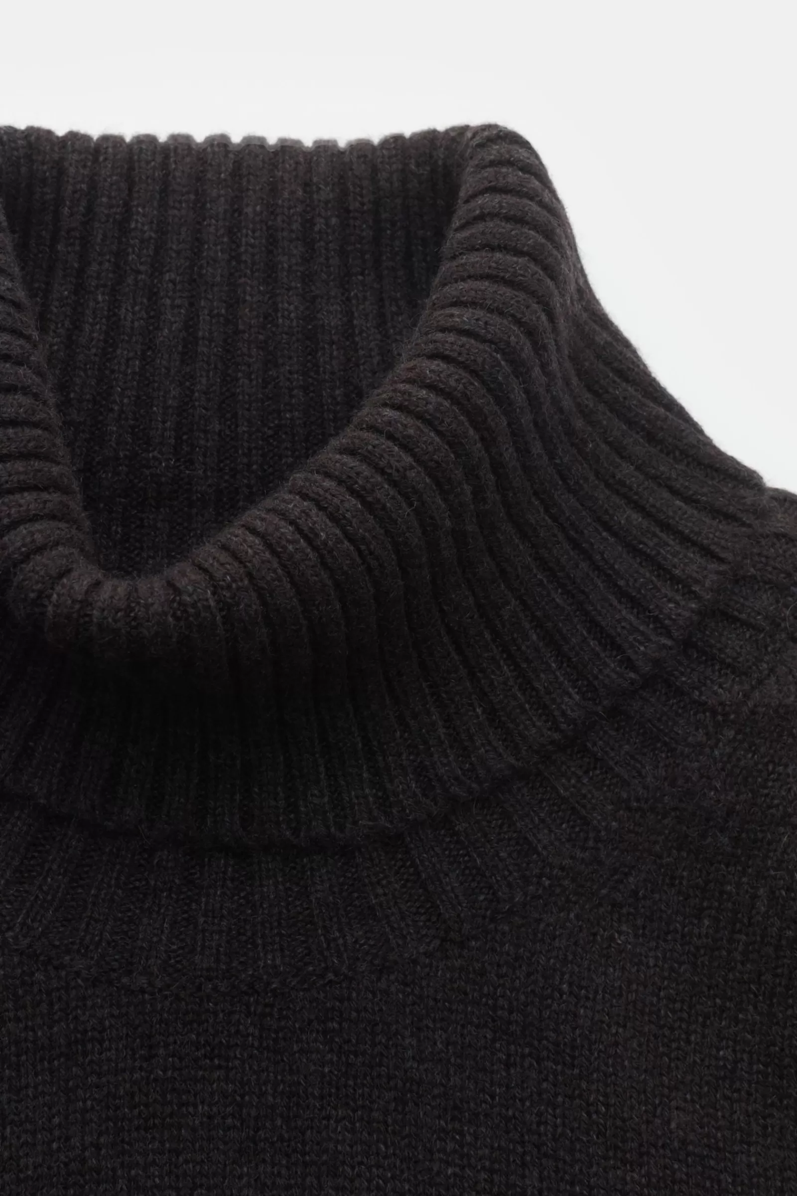 Cashmere Turtleneck Jumper 'Derby Saddler' Dark Brown^Fedeli Cheap