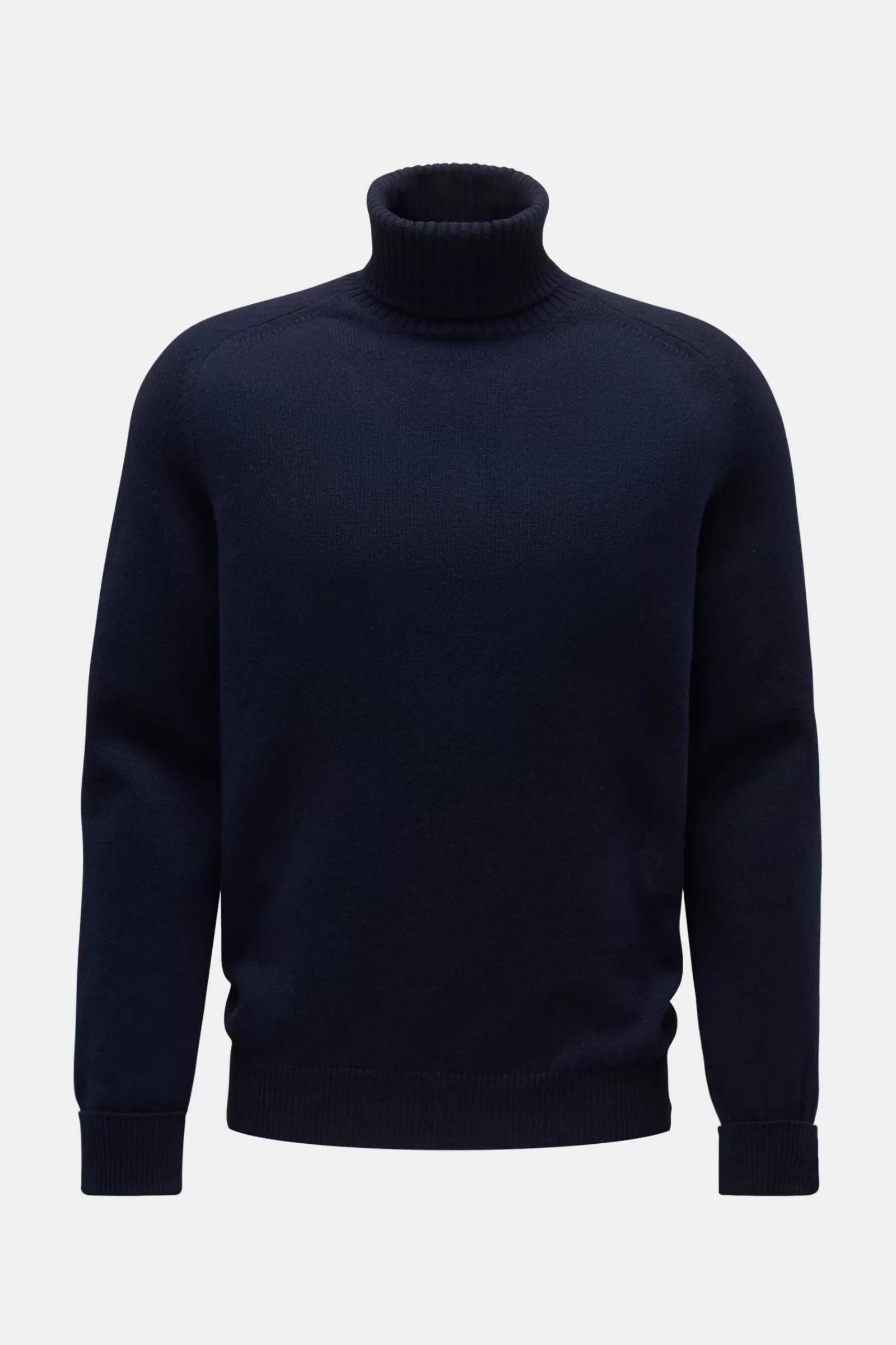 Cashmere Turtleneck Jumper 'Derby Saddler' Navy^Fedeli Best