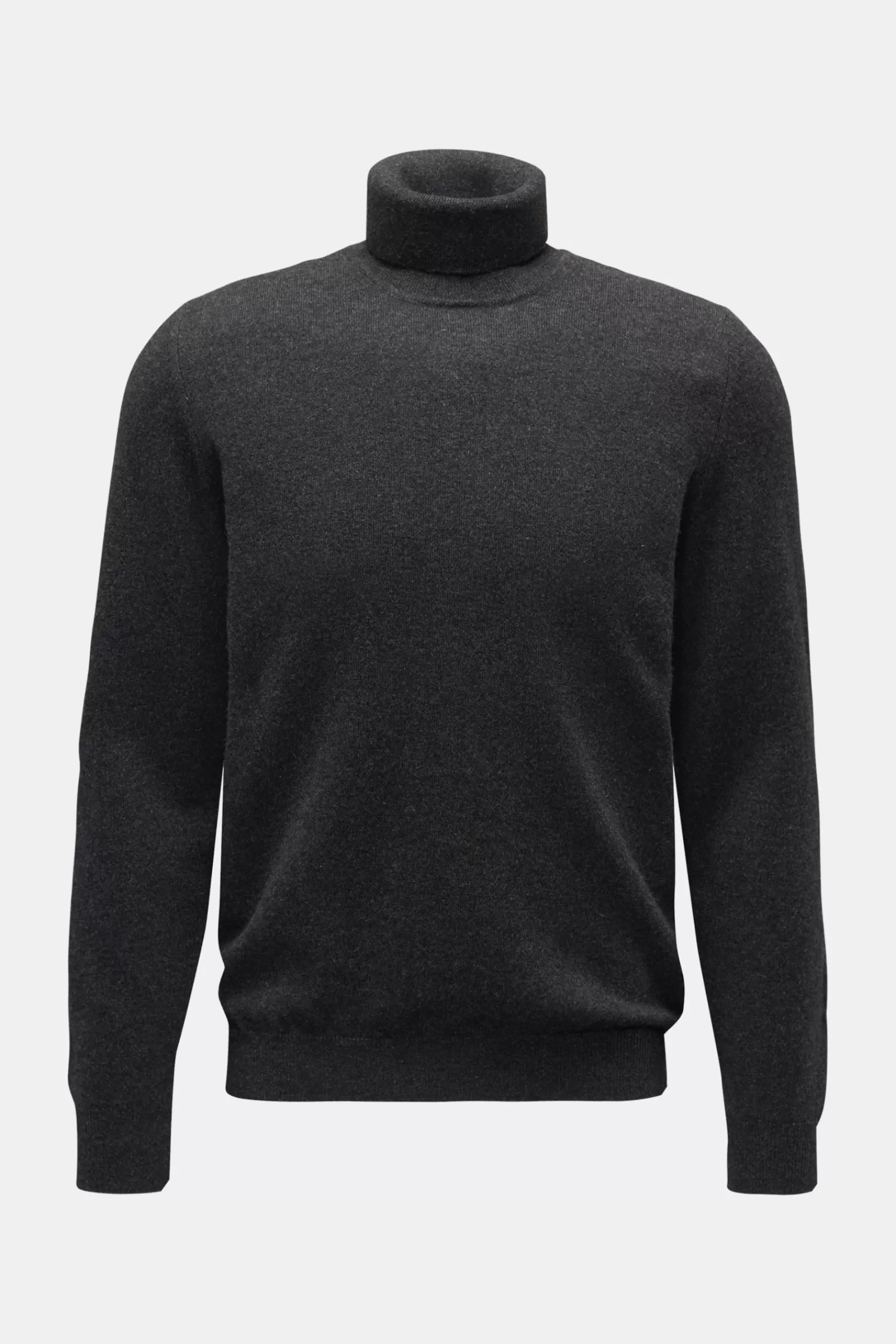 Cashmere Turtleneck Jumper 'Derby Slim' Dark Grey^Fedeli Flash Sale