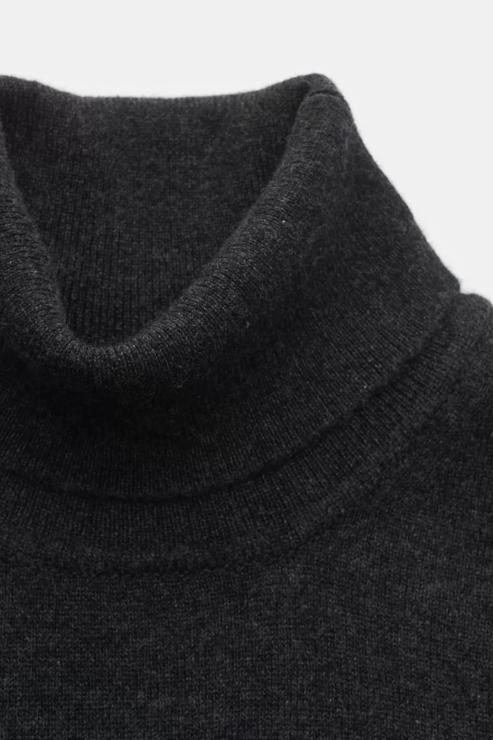 Cashmere Turtleneck Jumper 'Derby Slim' Dark Grey^Fedeli Flash Sale