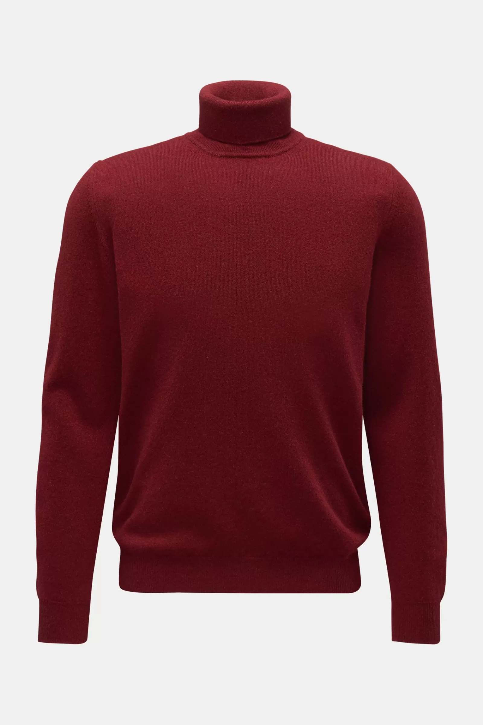 Cashmere Turtleneck Jumper 'Derby Slim' Red^Fedeli Sale