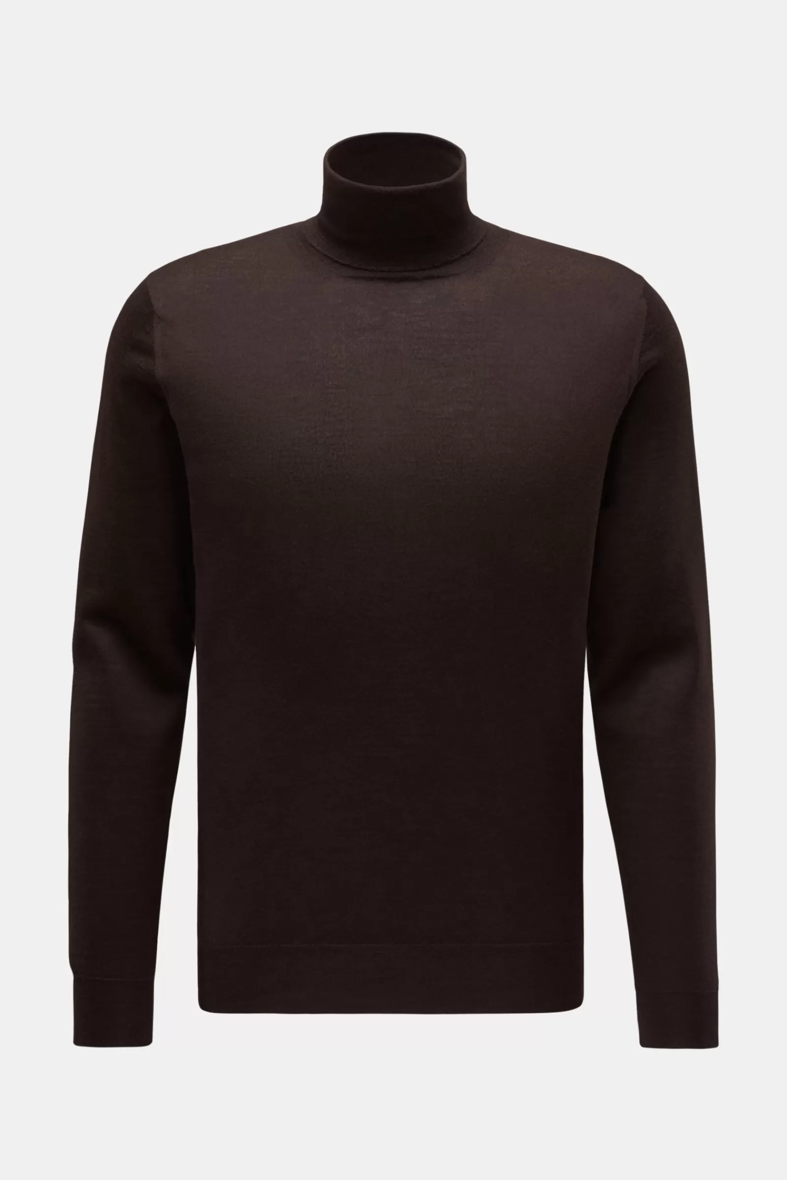 Fine Knit Turtleneck Jumper 'Derby Ml' Brown^Fedeli Outlet