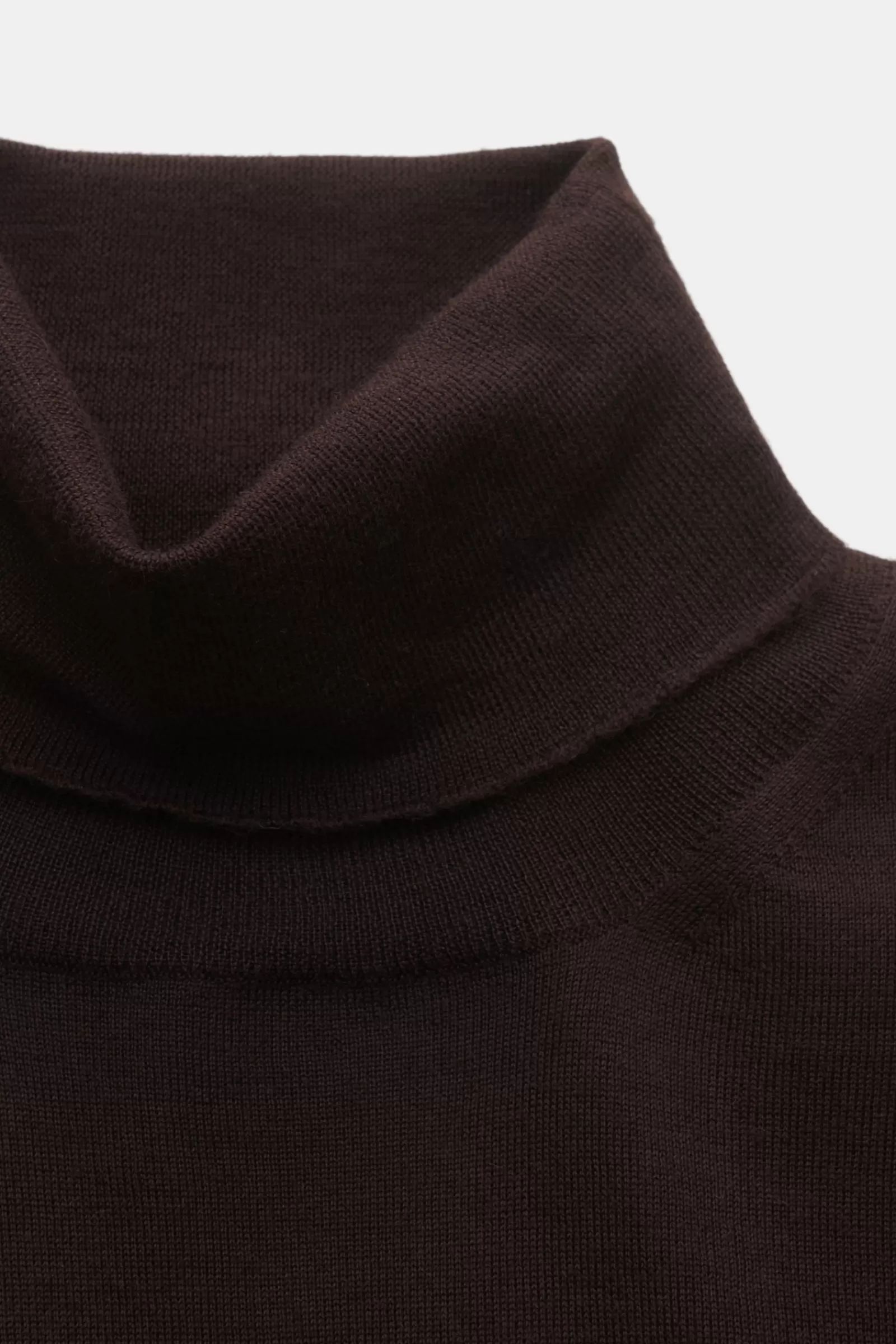 Fine Knit Turtleneck Jumper 'Derby Ml' Brown^Fedeli Outlet