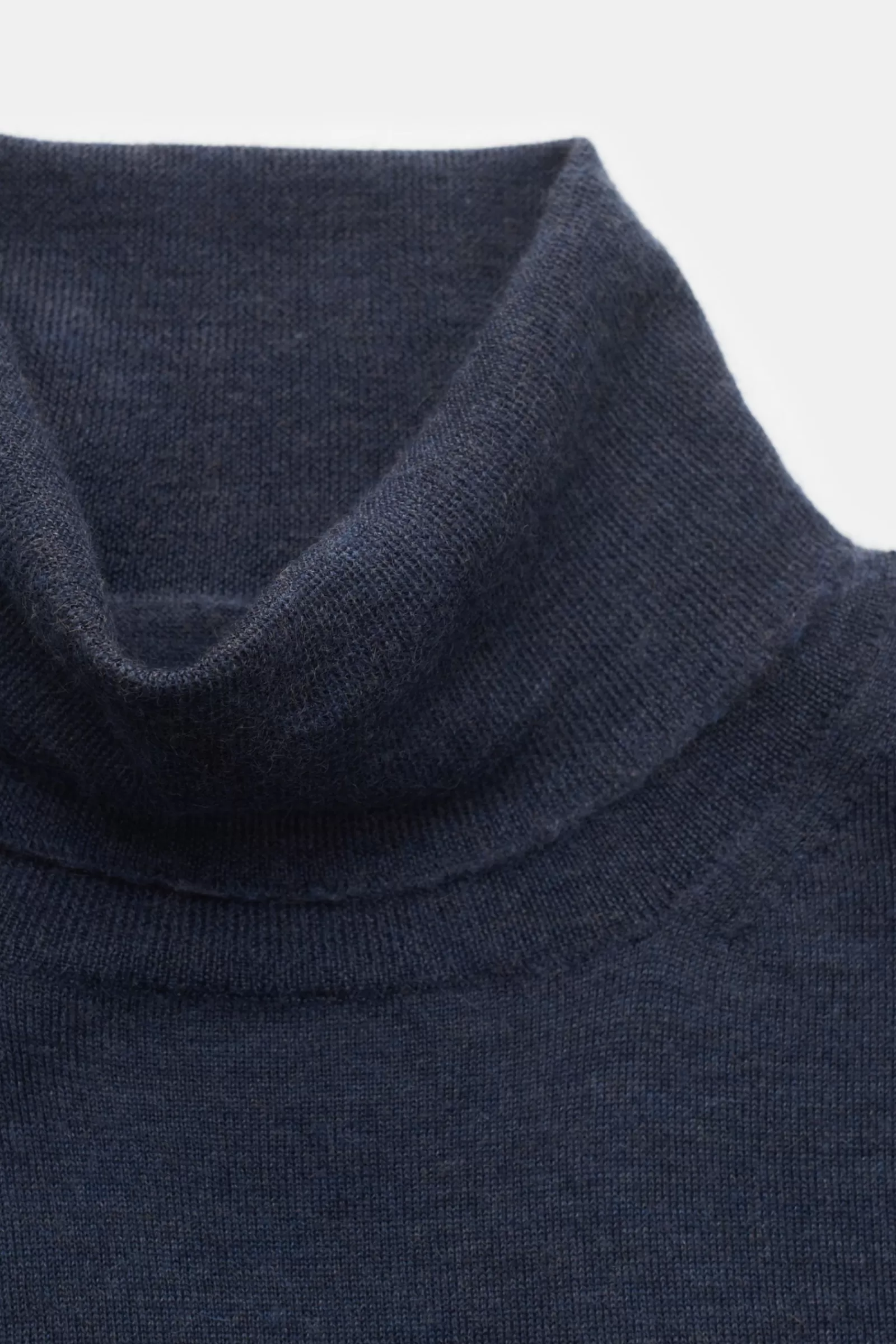 Fine Knit Turtleneck Jumper 'Derby Ml' Grey-Blue^Fedeli Flash Sale