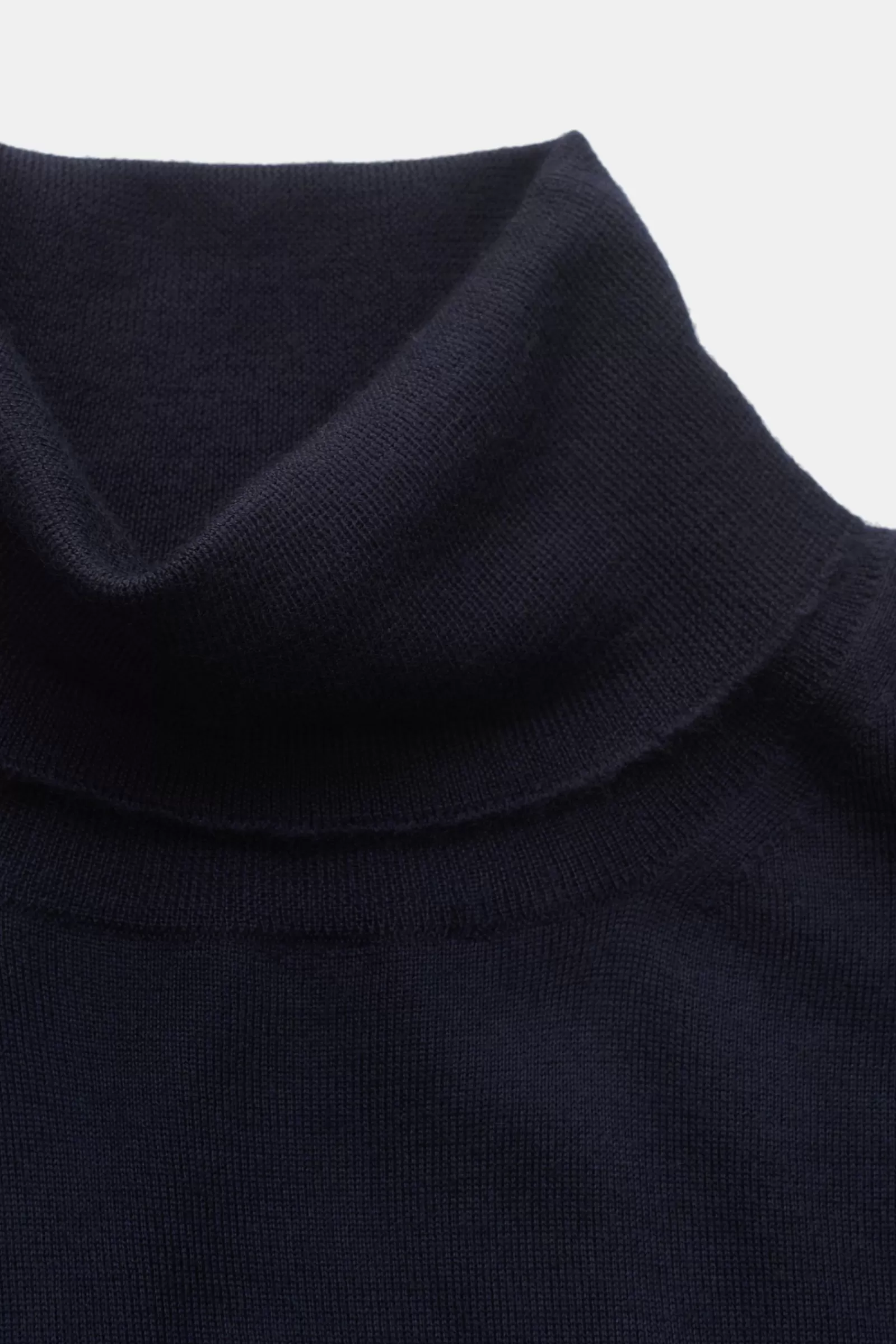 Fine Knit Turtleneck Jumper 'Derby Ml' Navy^Fedeli Outlet