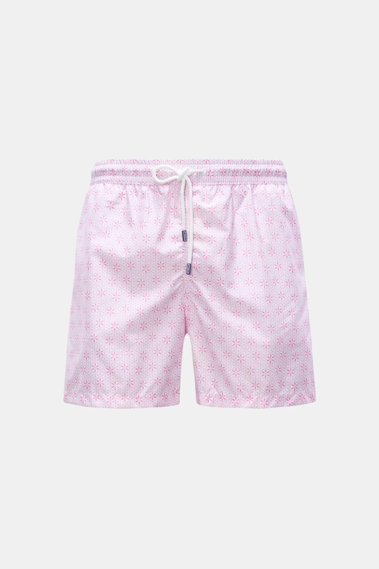 Swim Shorts 'Madeira Airstop' Rose/White Patterned>Fedeli Best Sale