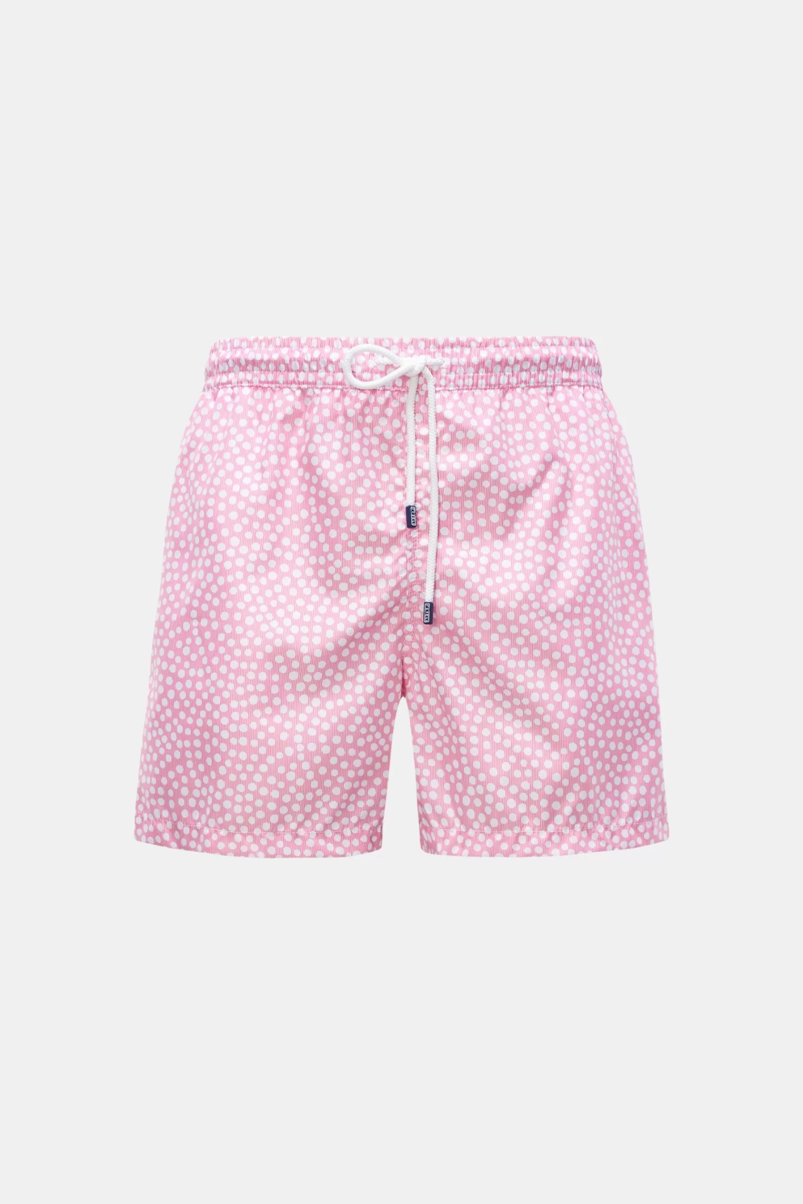 Swim Shorts 'Madeira Airstop' Rose/White Polka Dotted>Fedeli Shop