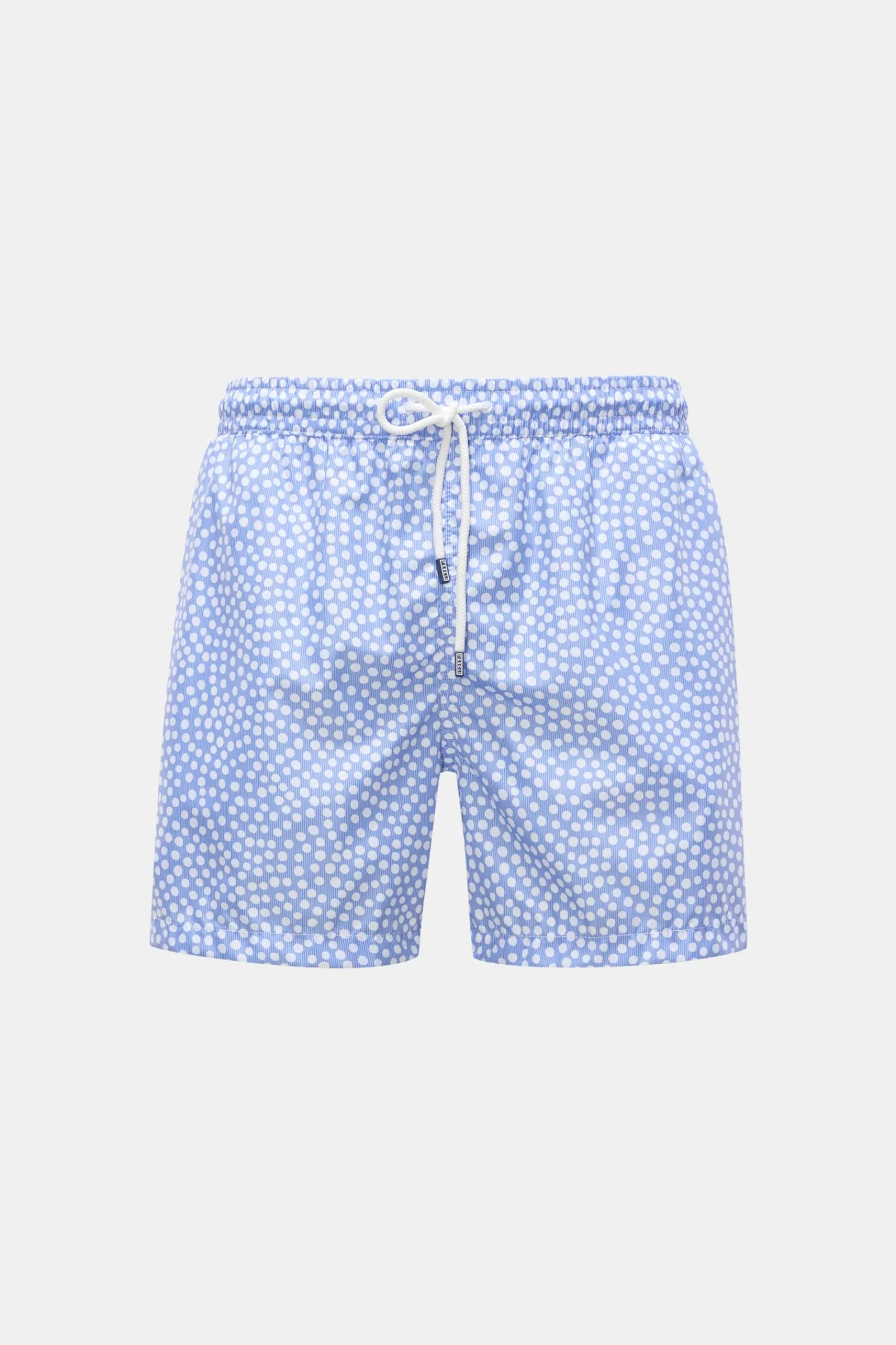 Swim Shorts 'Madeira Airstop' Smoky Blue/White Patterned>Fedeli Store