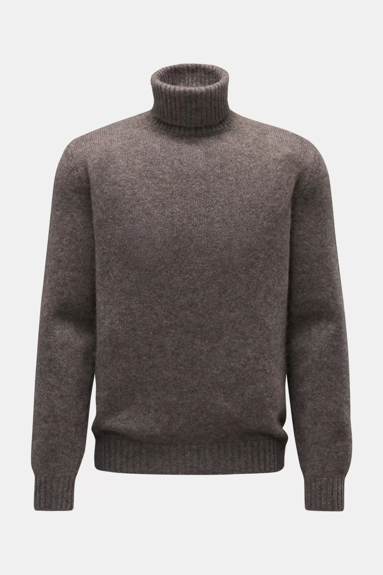 Turtleneck Jumper 'Nuvola' Grey-Brown^Fedeli Best