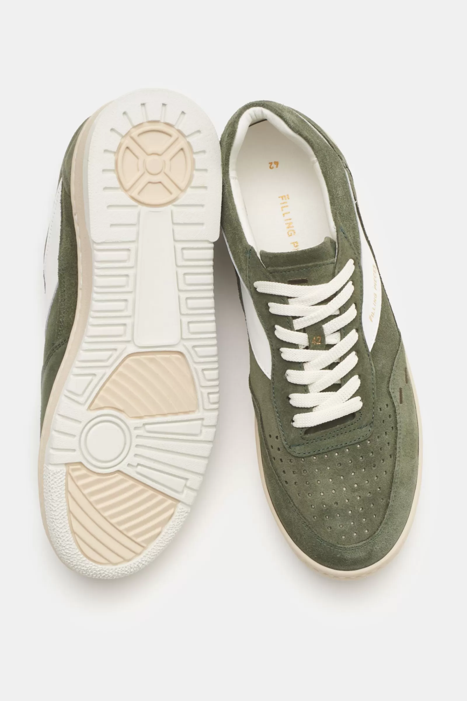 Sneakers 'Ace Spin Birch' Green-Grey/Cream^Filling Pieces Hot